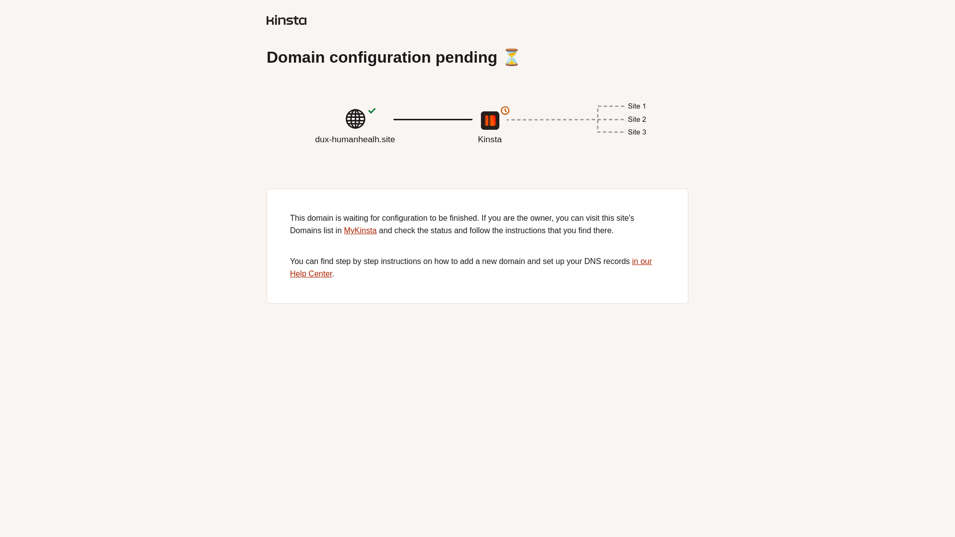 website screenshot of https://dux-humanhealh.site/