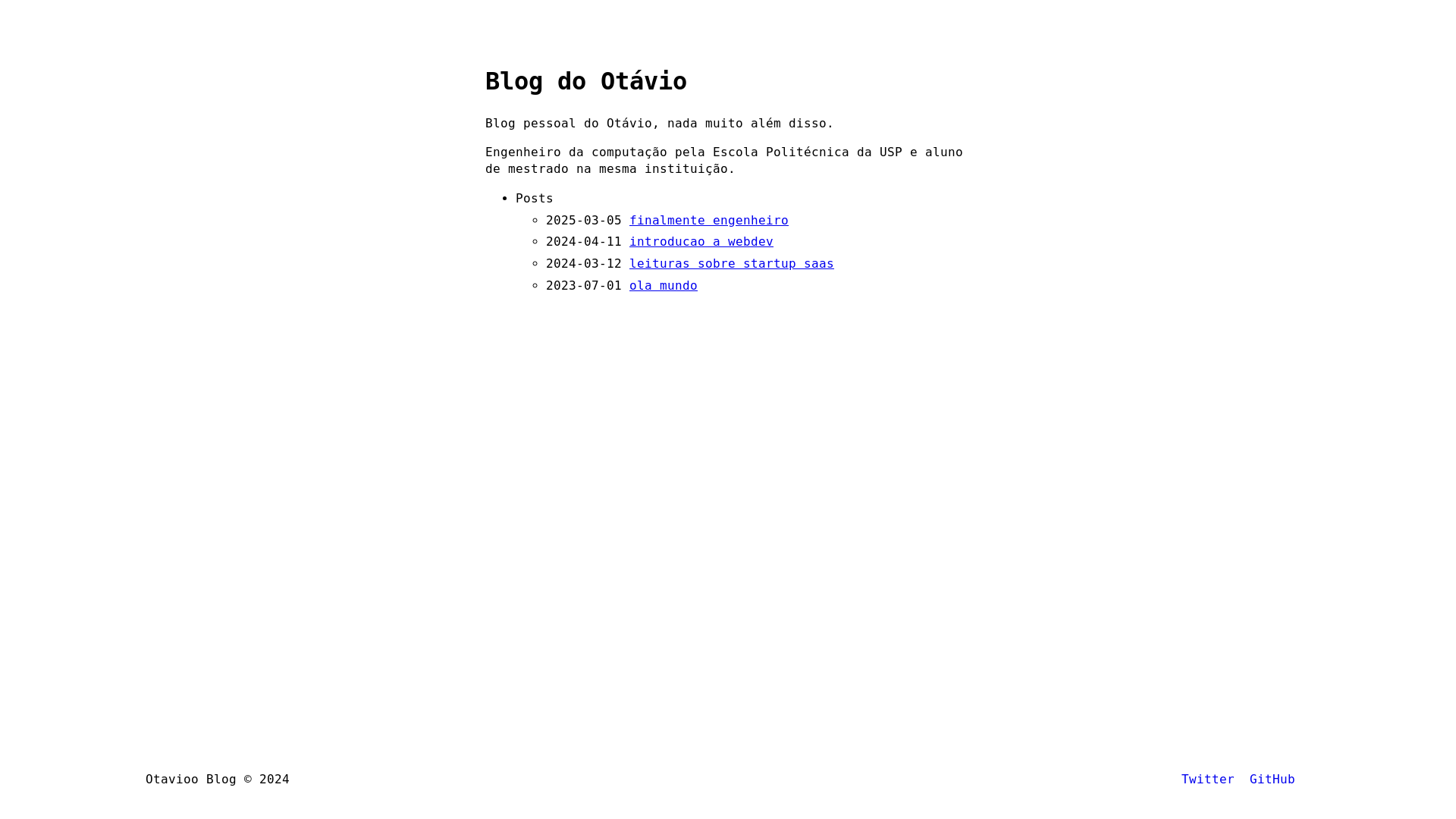 website screenshot of https://otavioo-blog.pages.dev/