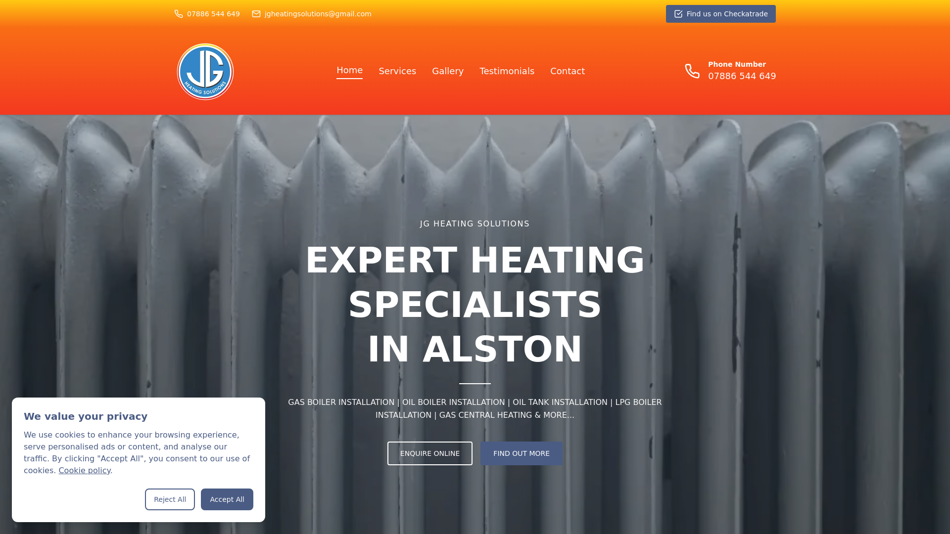 website screenshot of https://bbs-jgheatingsolutions.pages.dev/