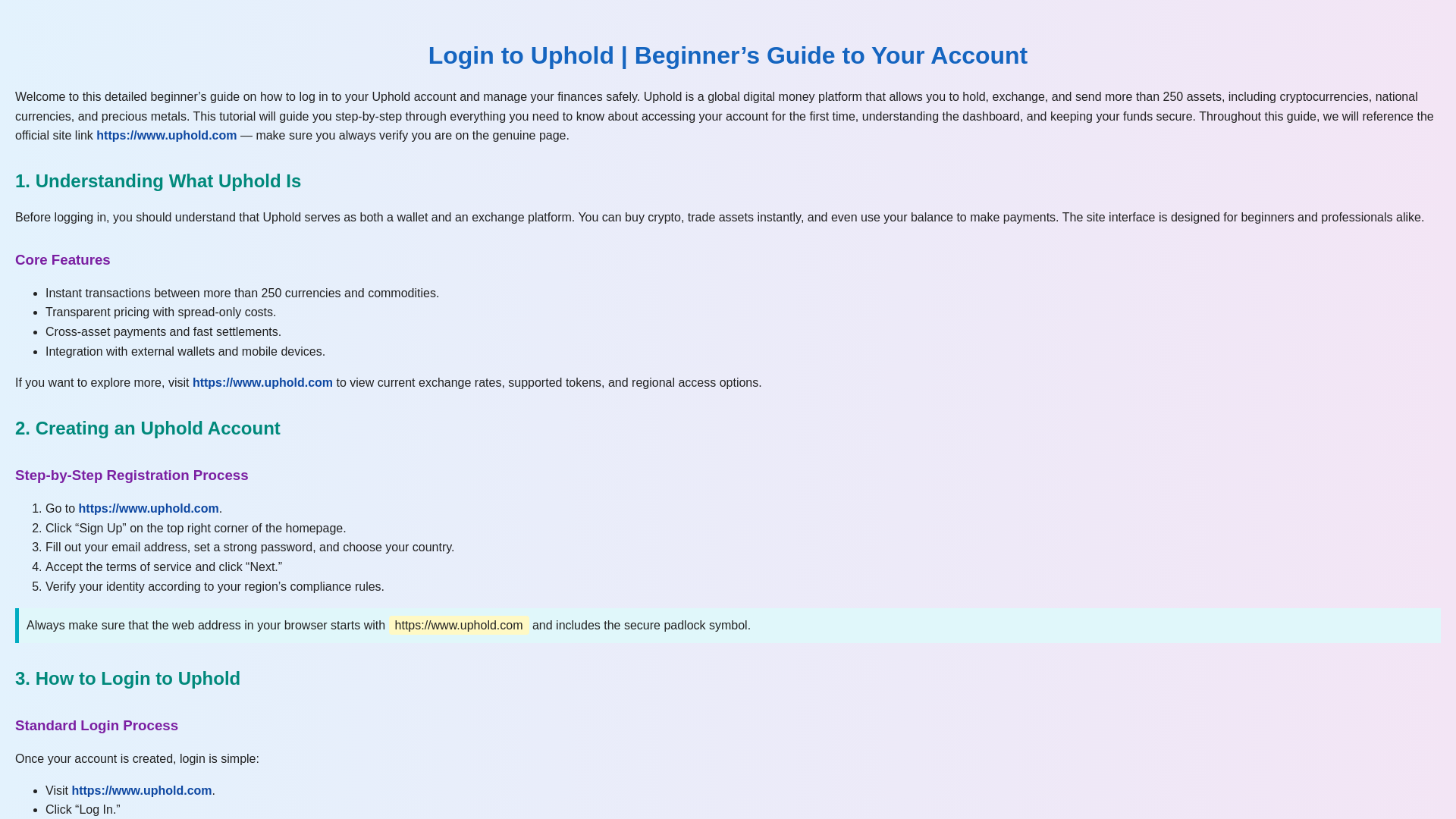 website screenshot of https://up-hold-guide.pages.dev