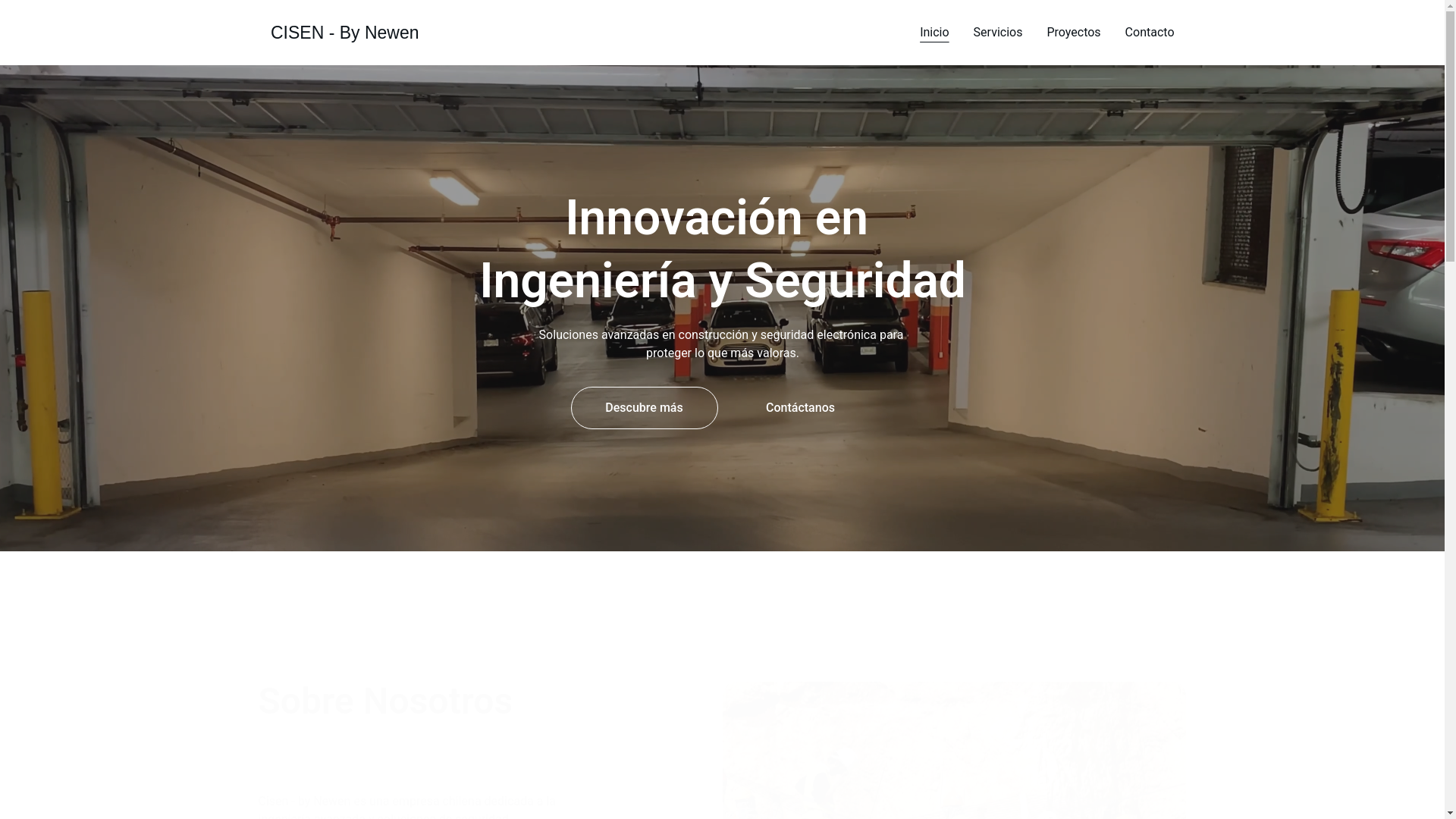 website screenshot of https://cisen.cl/