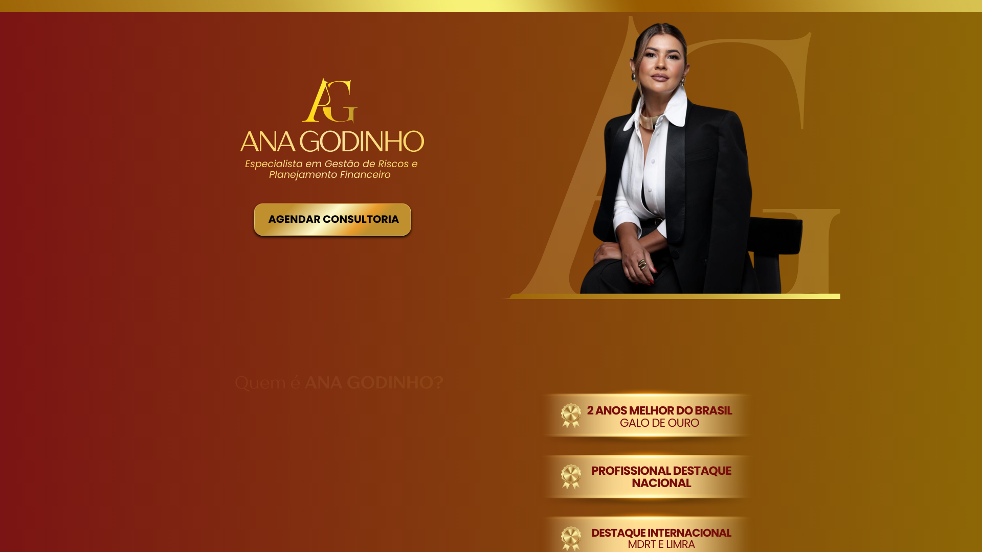 website screenshot of https://anapaulagodinho.com.br/