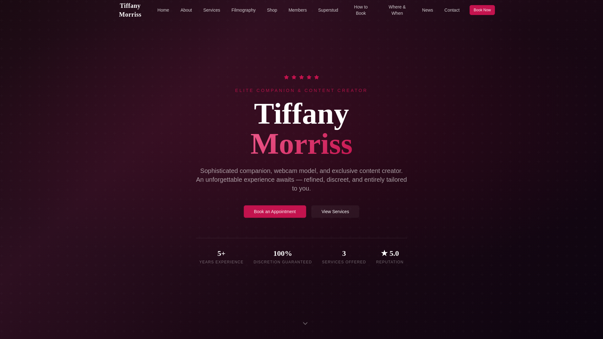 website screenshot of https://tiffanymorrisscompany.com/