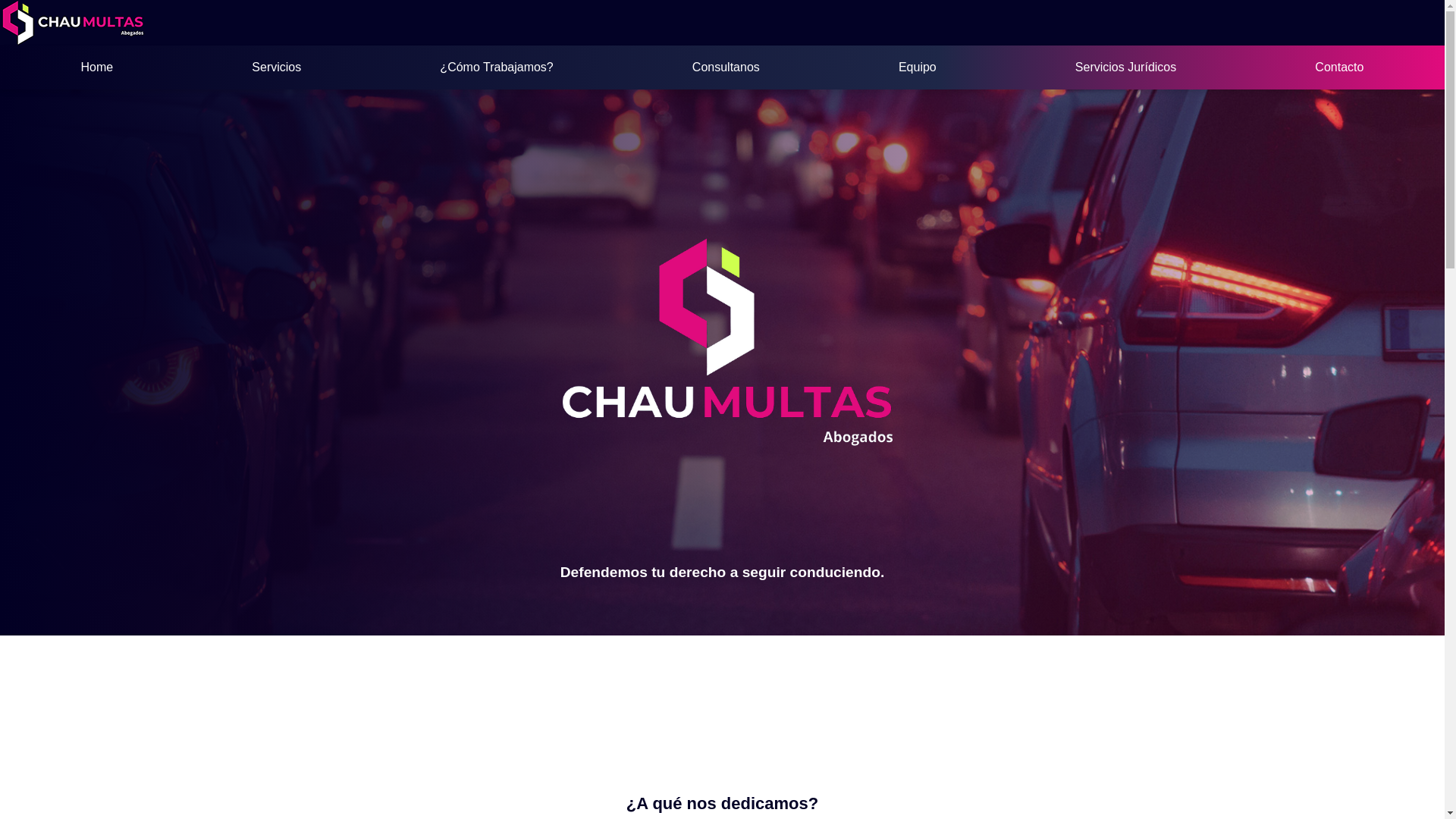 website screenshot of https://chaumultasbaires.com.ar/