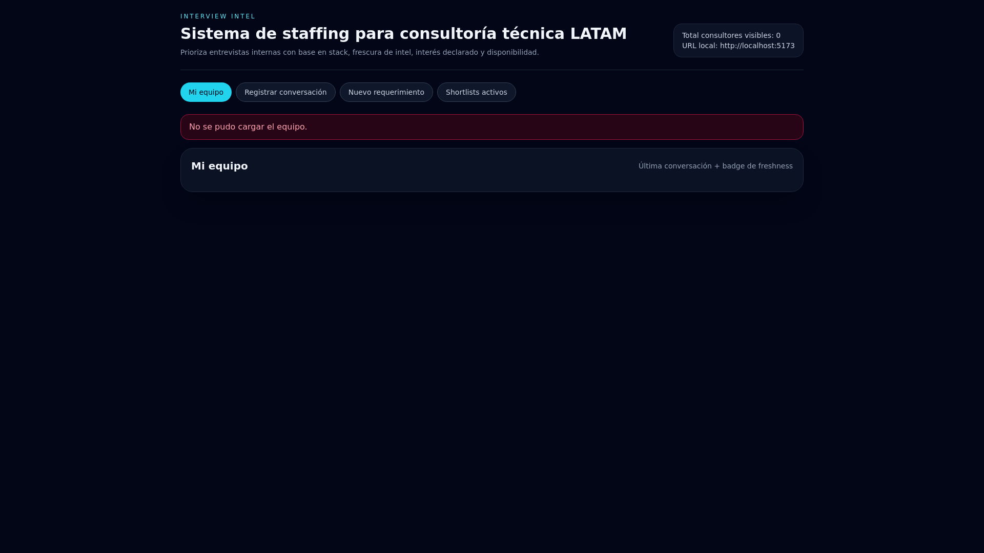 website screenshot of https://staffing-intel-web.pages.dev/