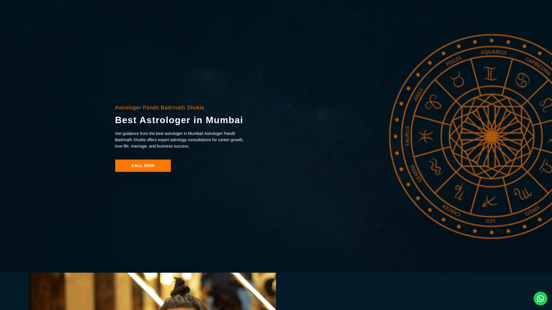 website screenshot of https://astrobadrinath.in