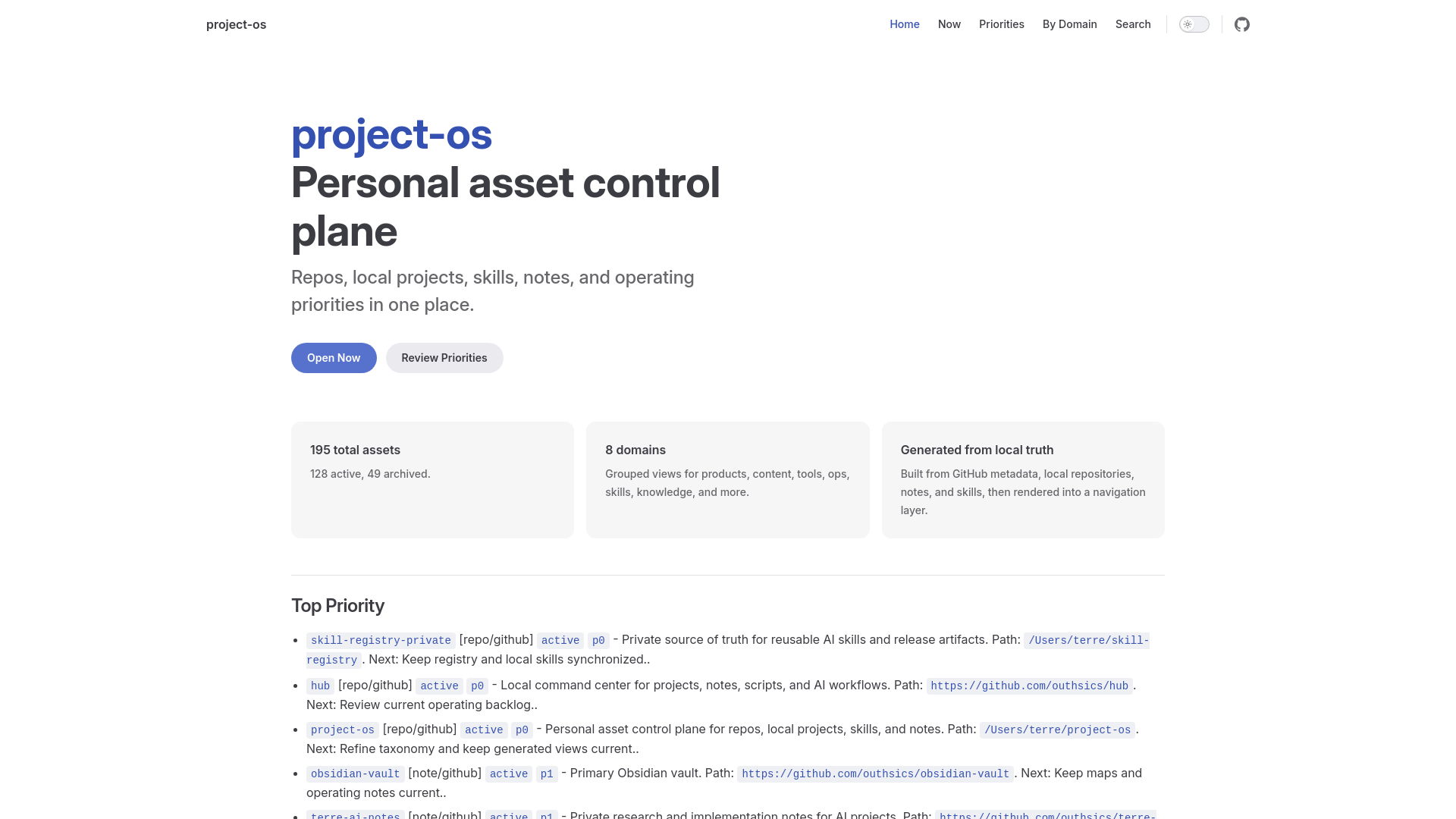 website screenshot of https://project-os-560.pages.dev/