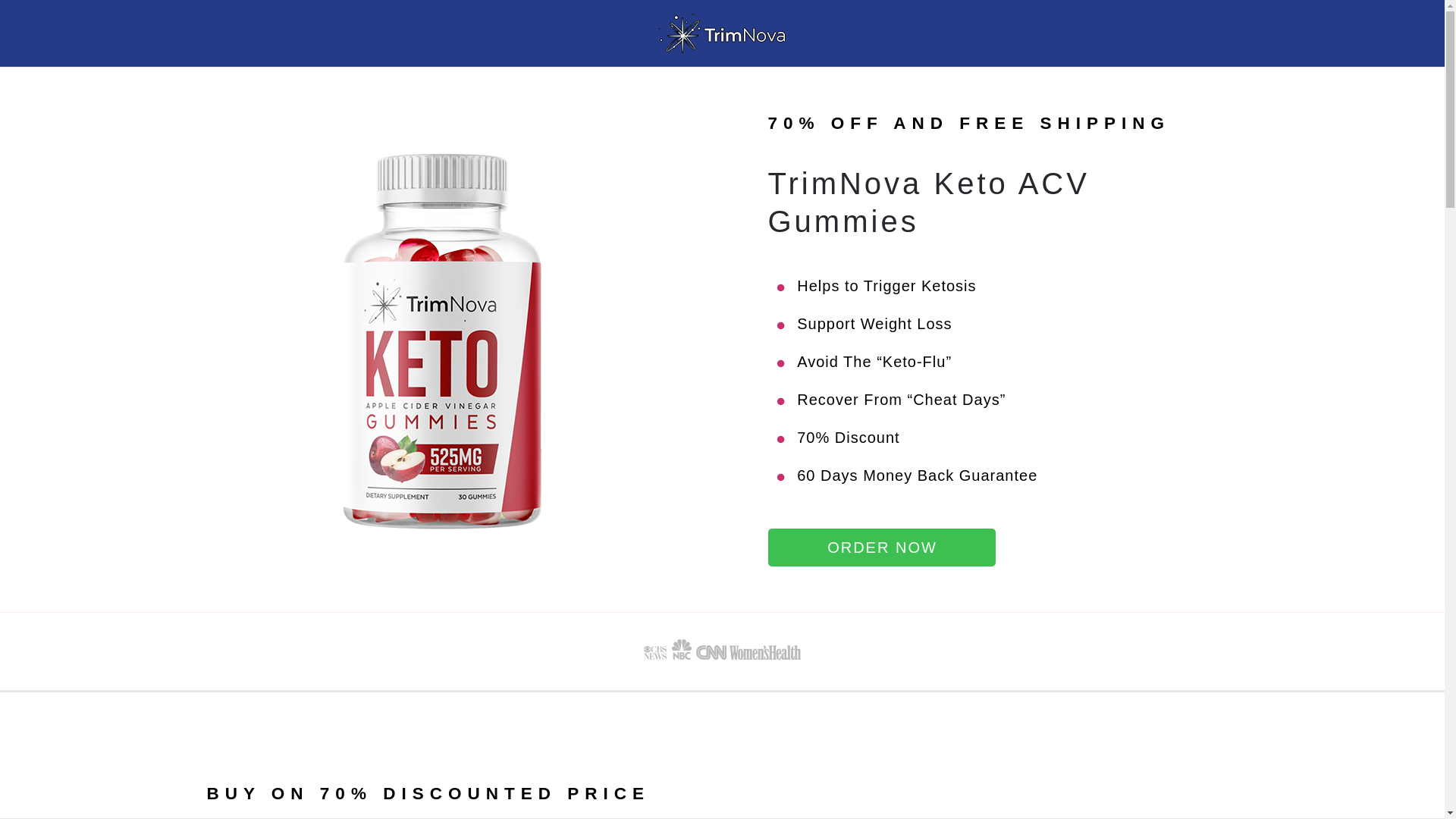 website screenshot of https://trimnovaketo.pages.dev/