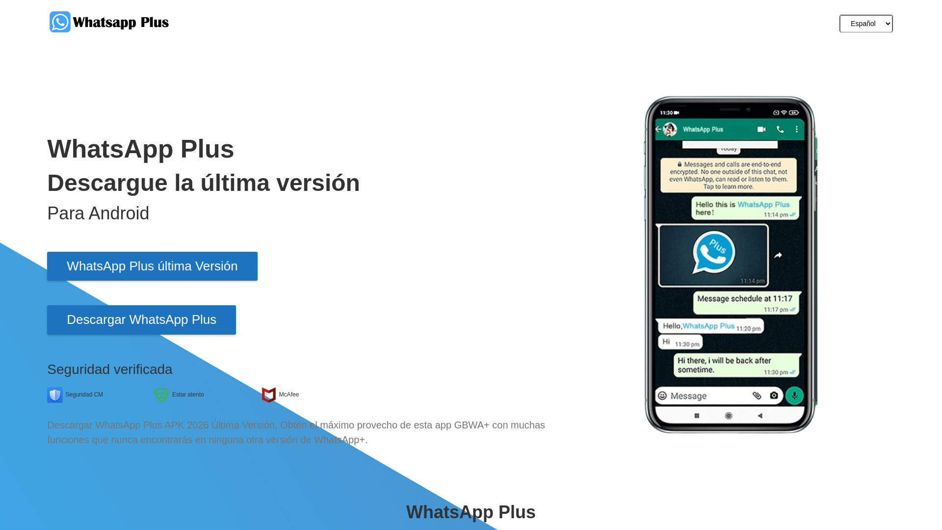 website screenshot of https://wasap-plus.pk/
