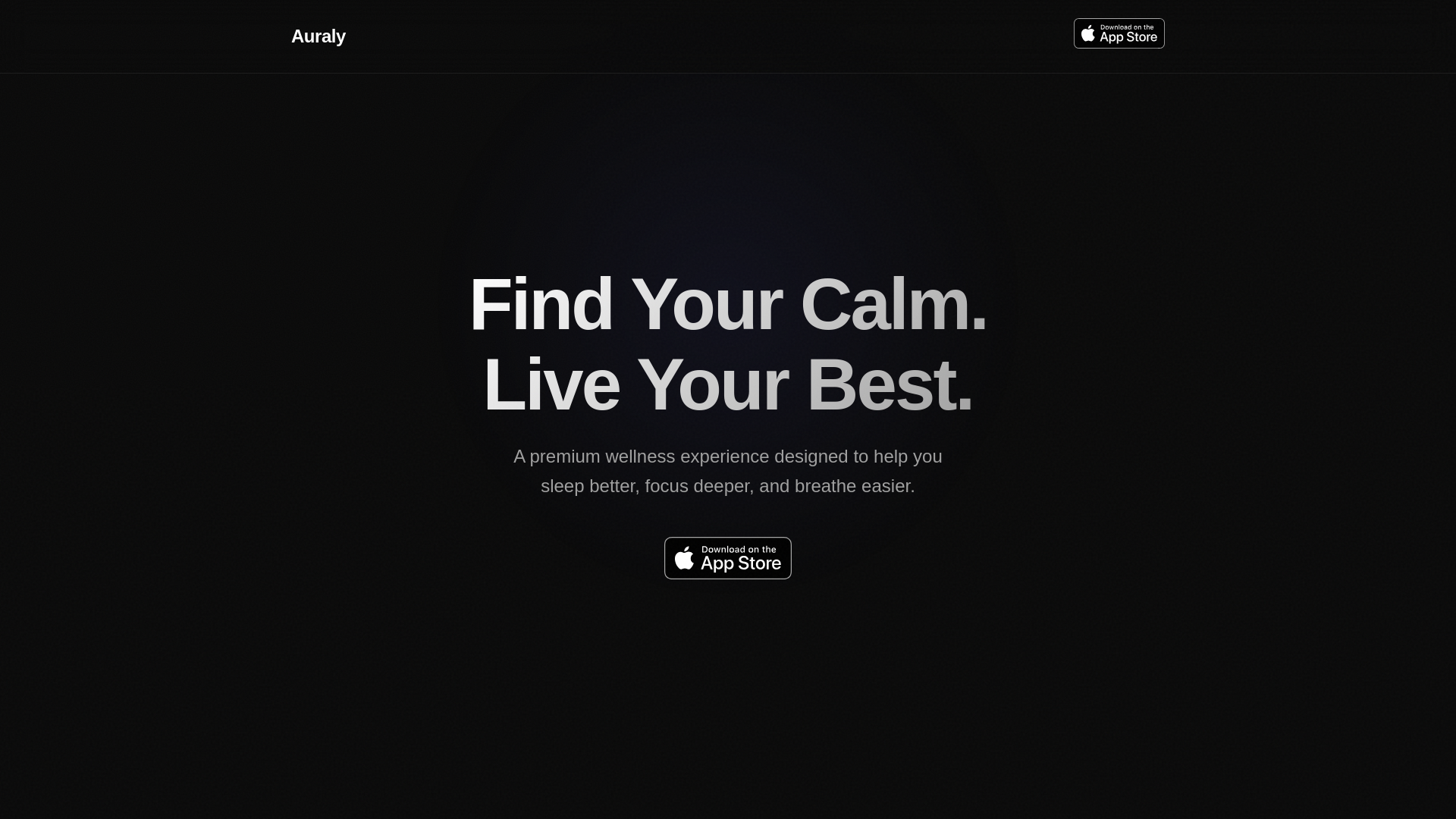 website screenshot of https://auralyapp.org/
