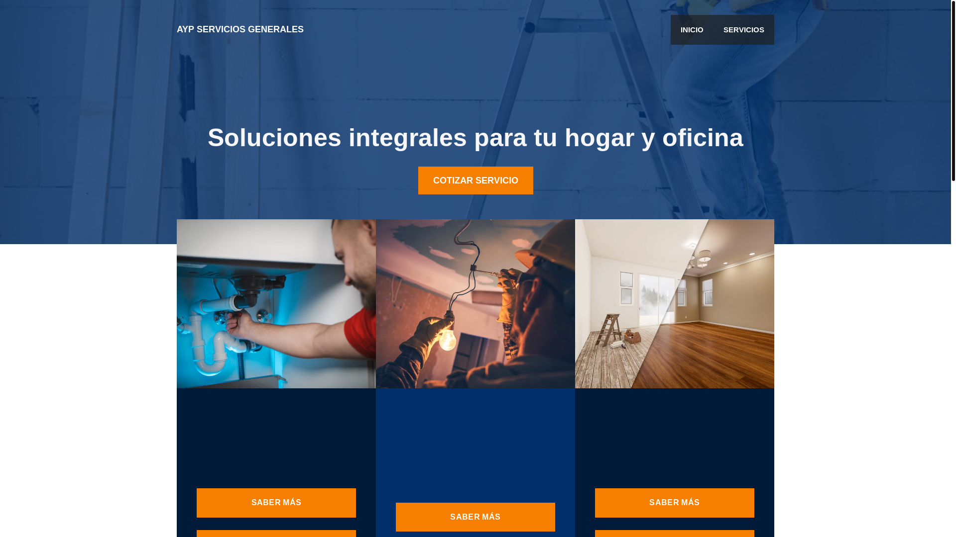 website screenshot of https://servicioatualcance.cl/