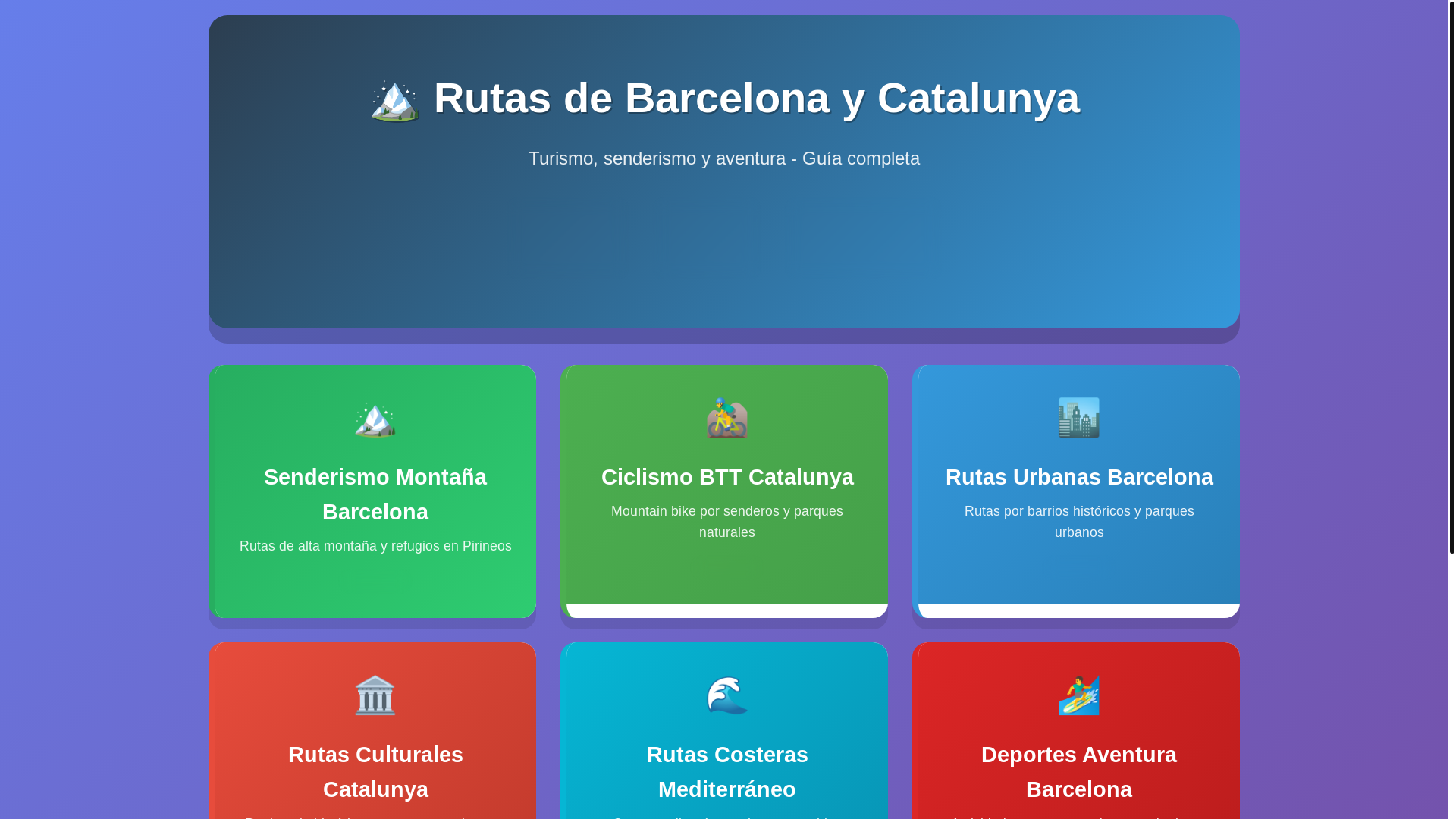website screenshot of https://rutasbarcelona.pages.dev/