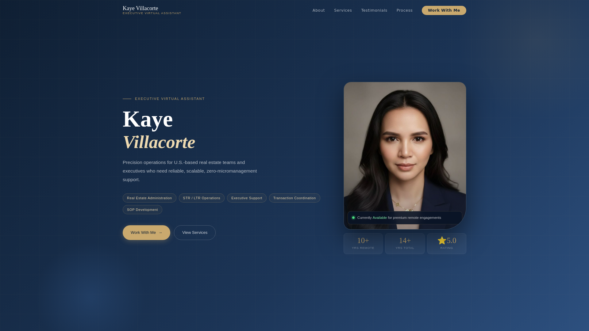 website screenshot of https://kayecollective.co/