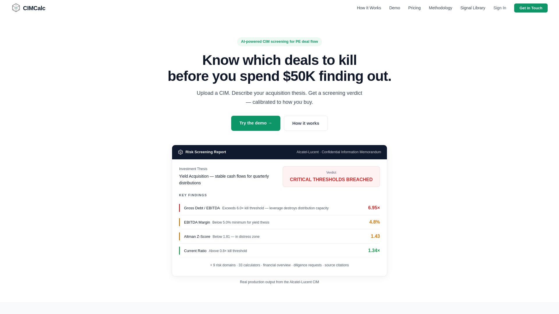 website screenshot of https://cimcalc-website.pages.dev/
