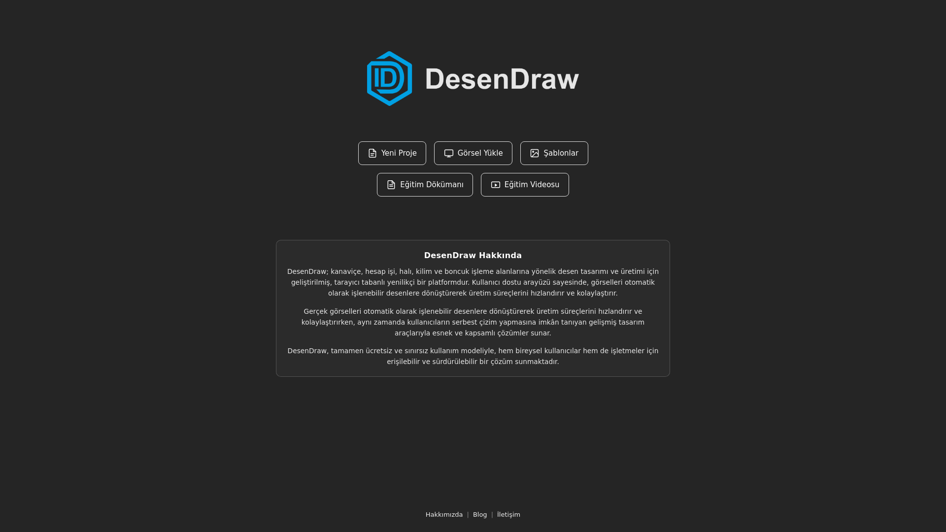 website screenshot of https://desendraw.com