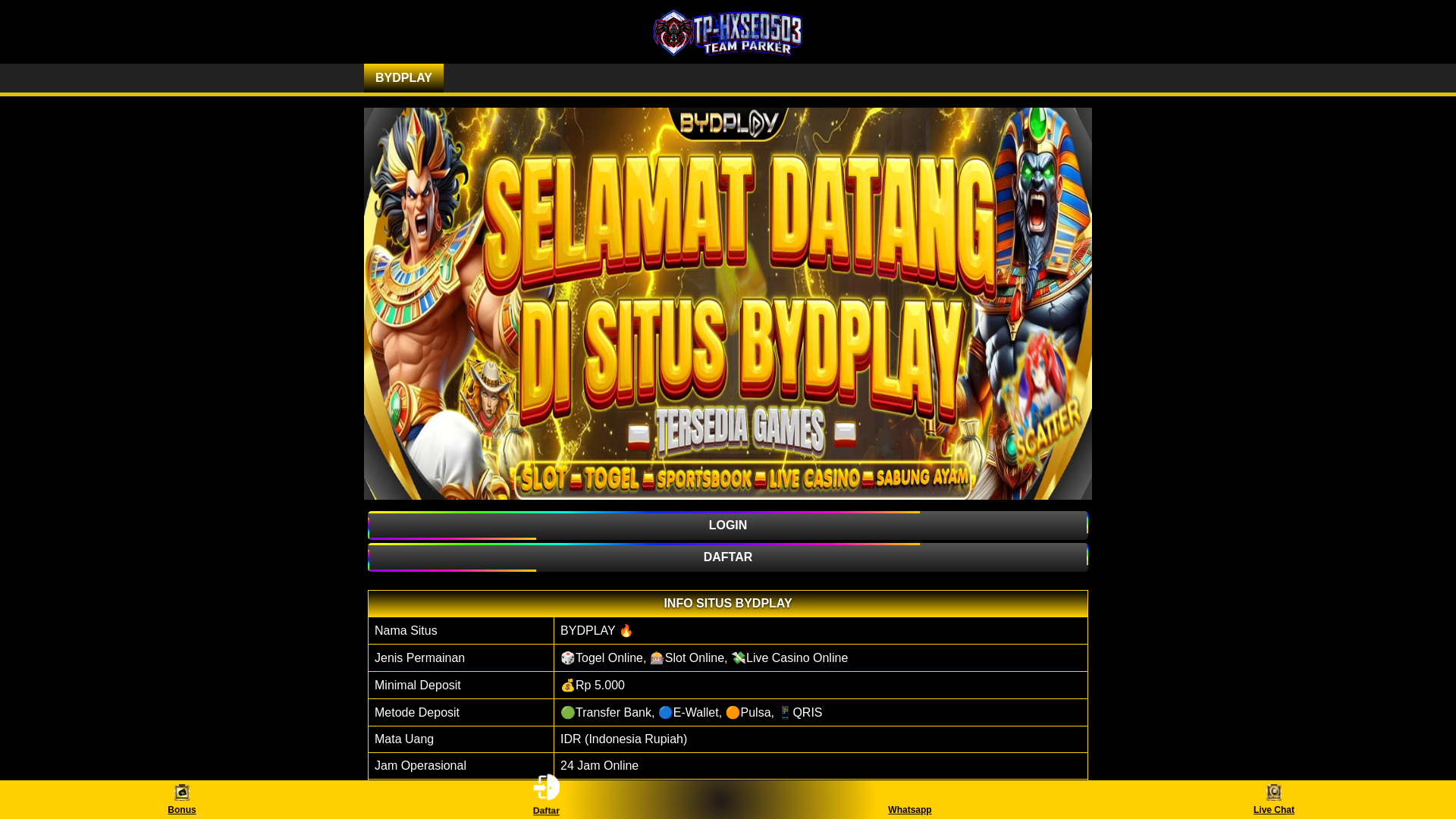 website screenshot of https://absen-disperindagwakatobi.pages.dev/