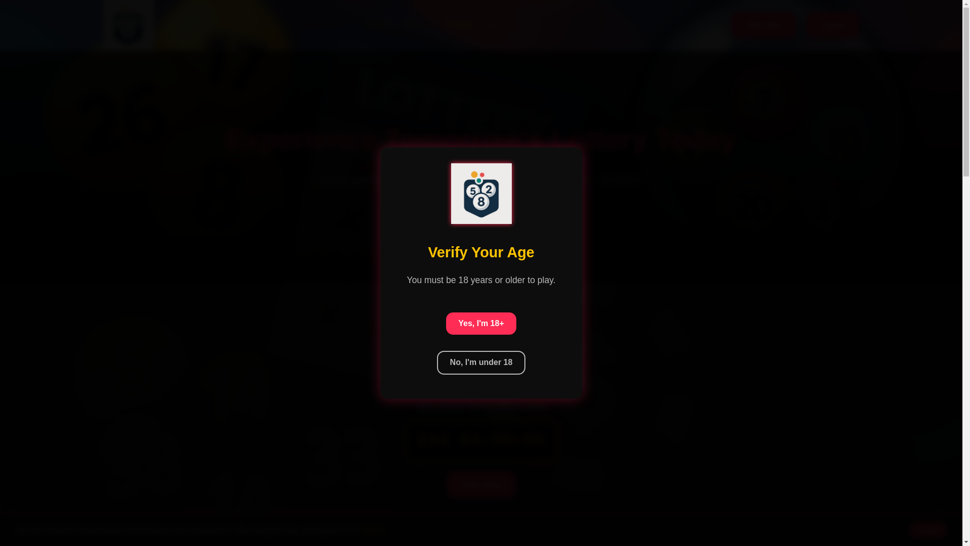 website screenshot of https://lottoshaonline.com/