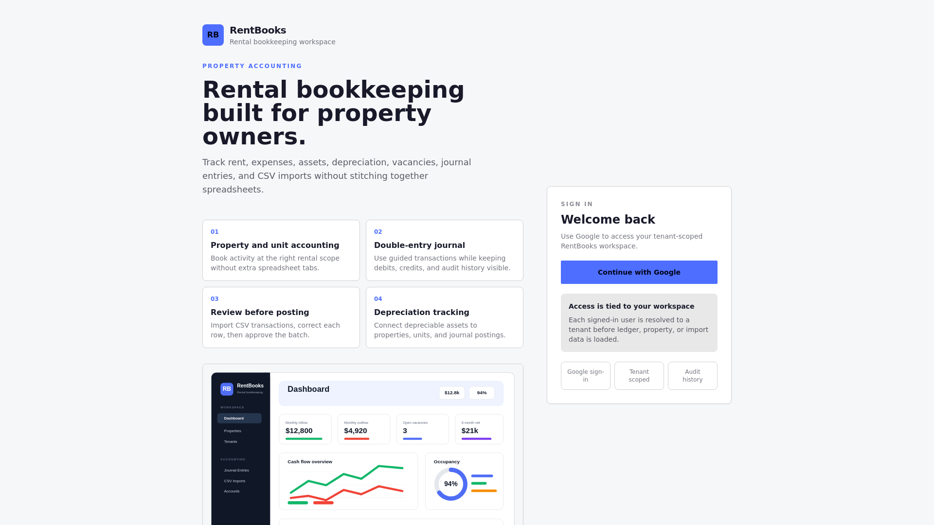 website screenshot of https://rentalbooks.app/