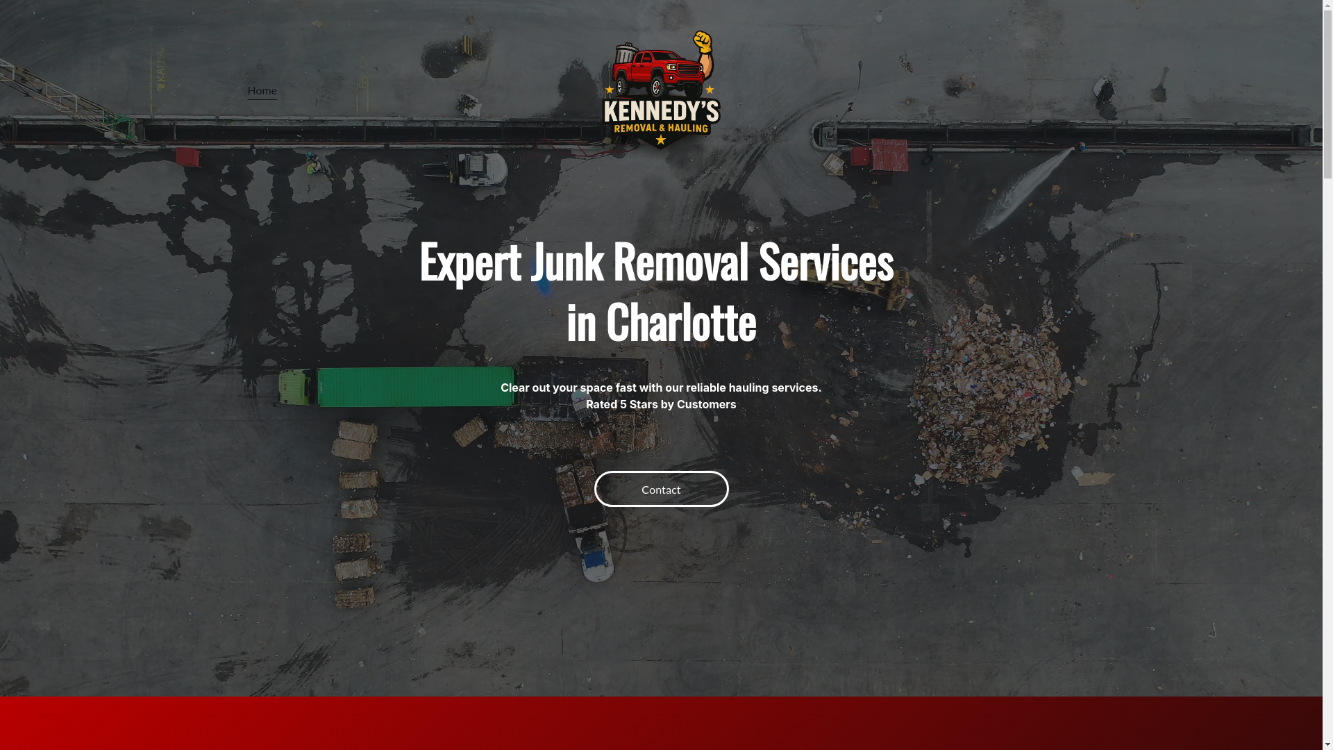 website screenshot of https://kennedyjunkremoval.com/