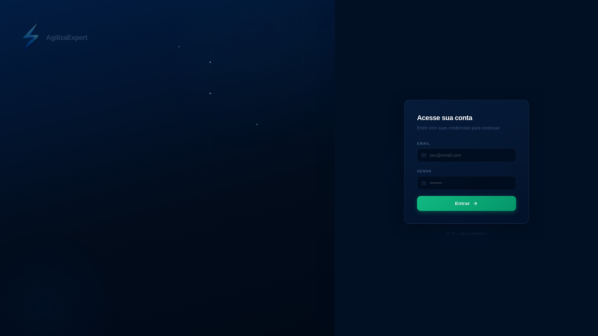 website screenshot of https://agilizaexpert.site