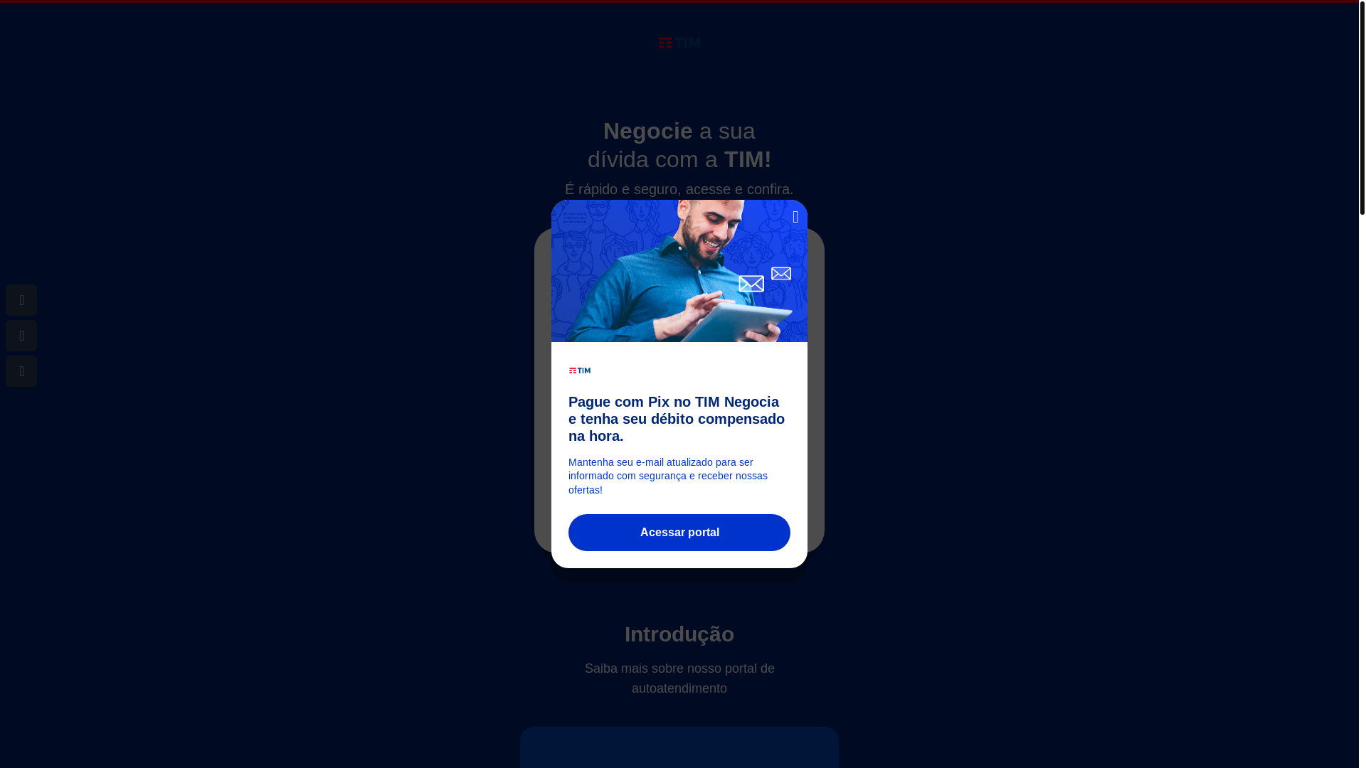 website screenshot of https://timnegocia.site/