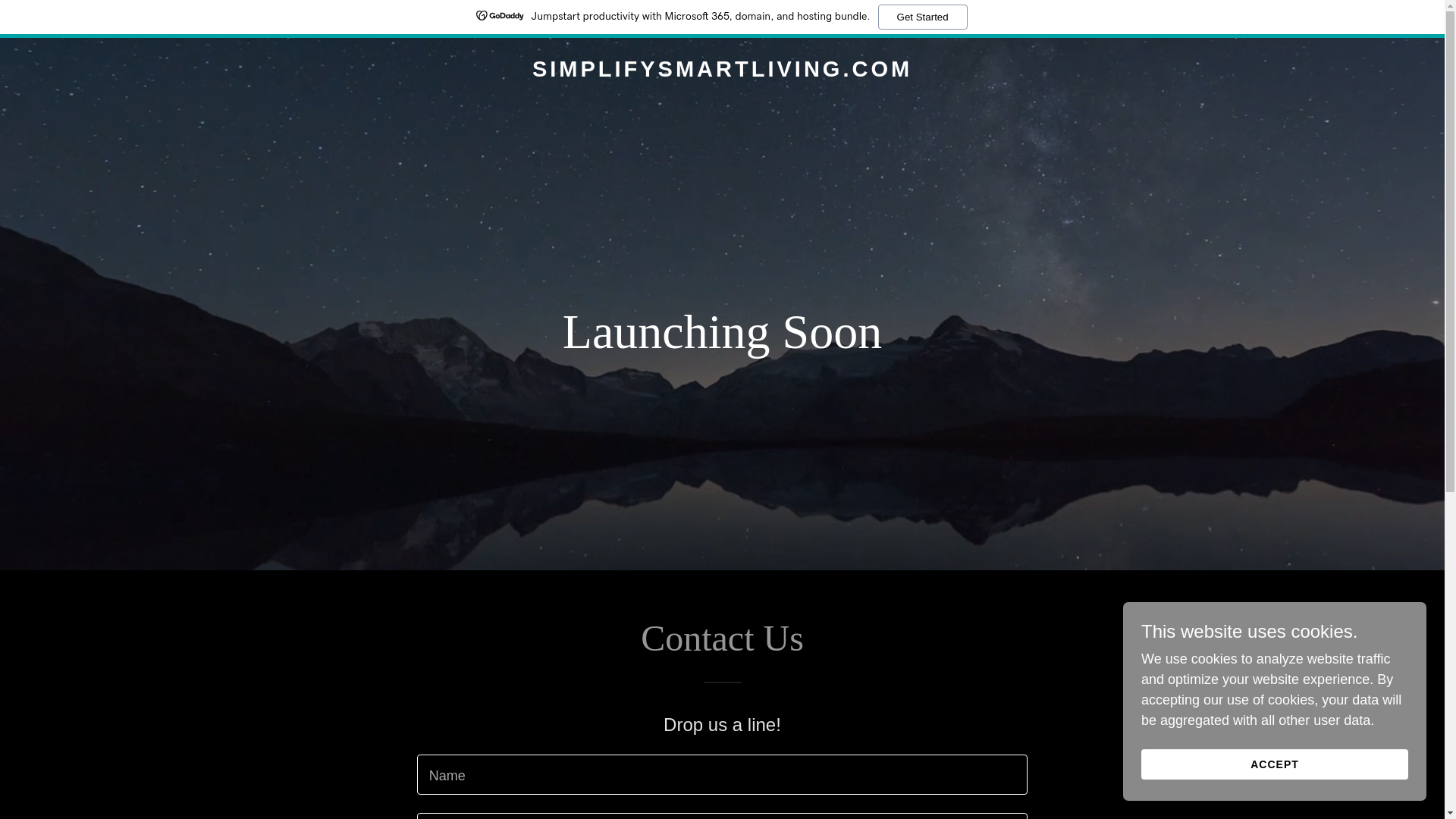 website screenshot of https://simplifysmartliving.com/