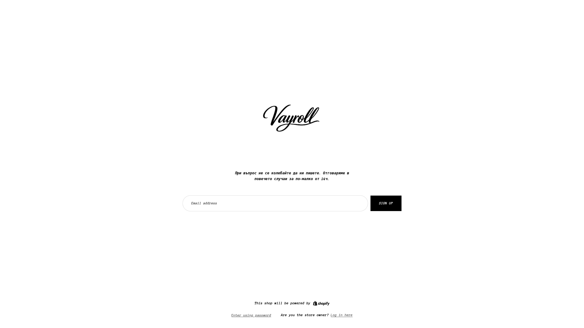 website screenshot of https://vayroll.co/