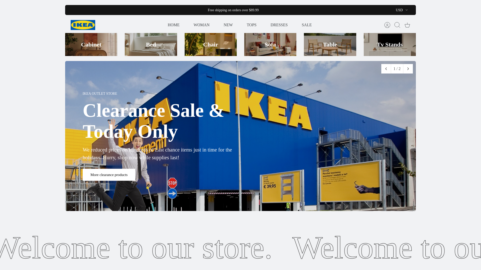 website screenshot of https://furnidealify.com/