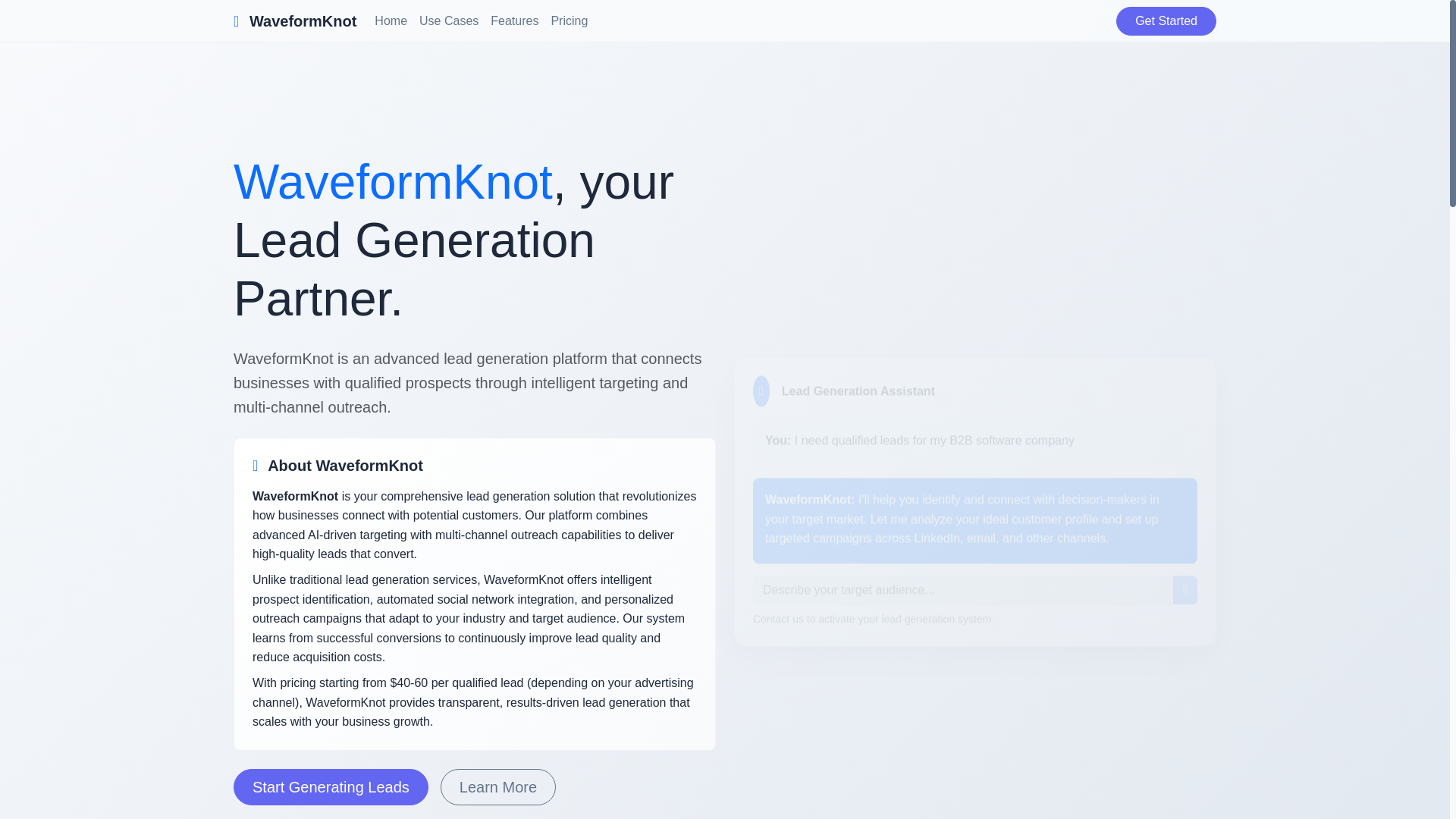 website screenshot of https://waveformknot.pages.dev/