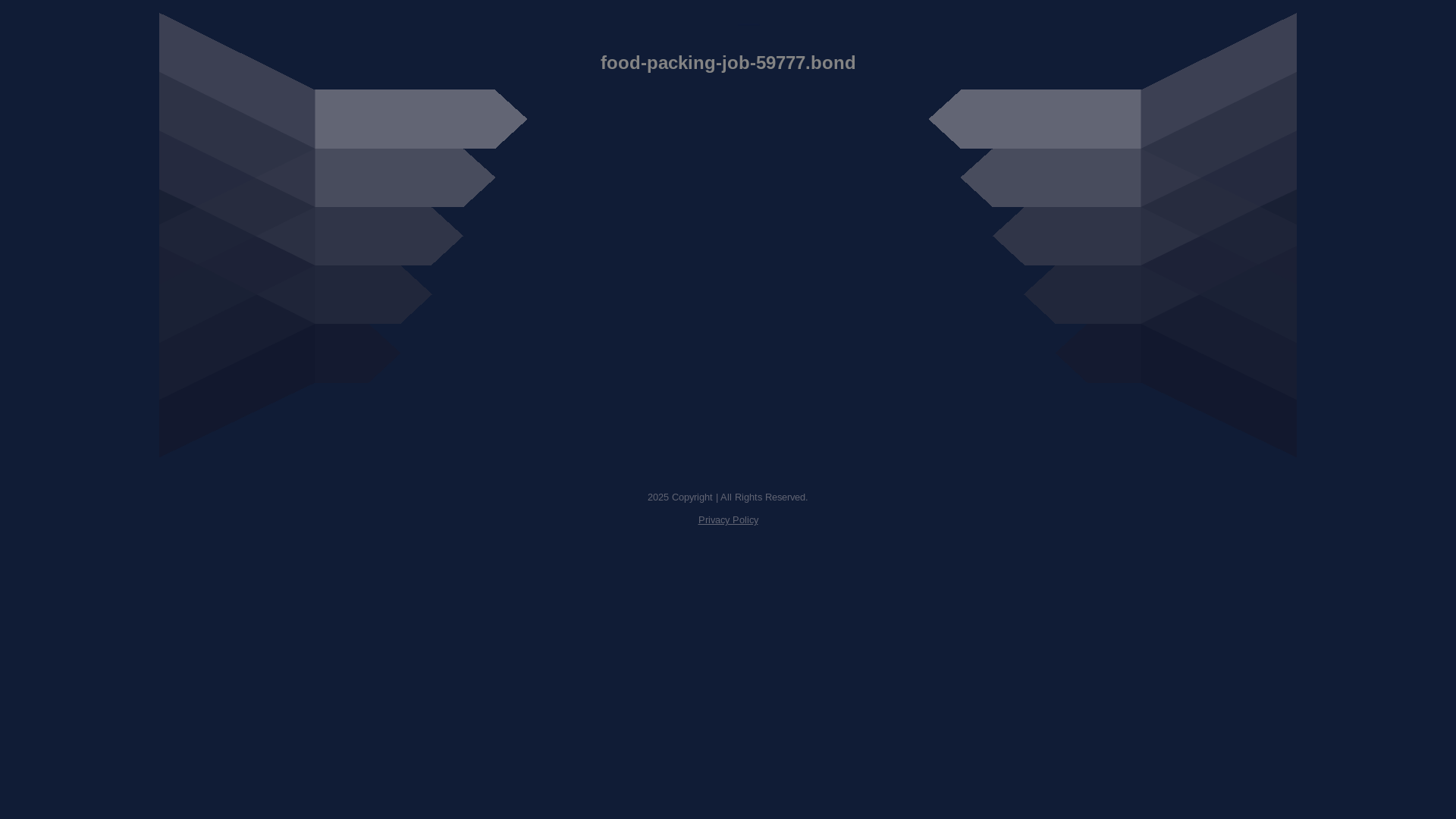 website screenshot of https://food-packing-job-59777.bond/