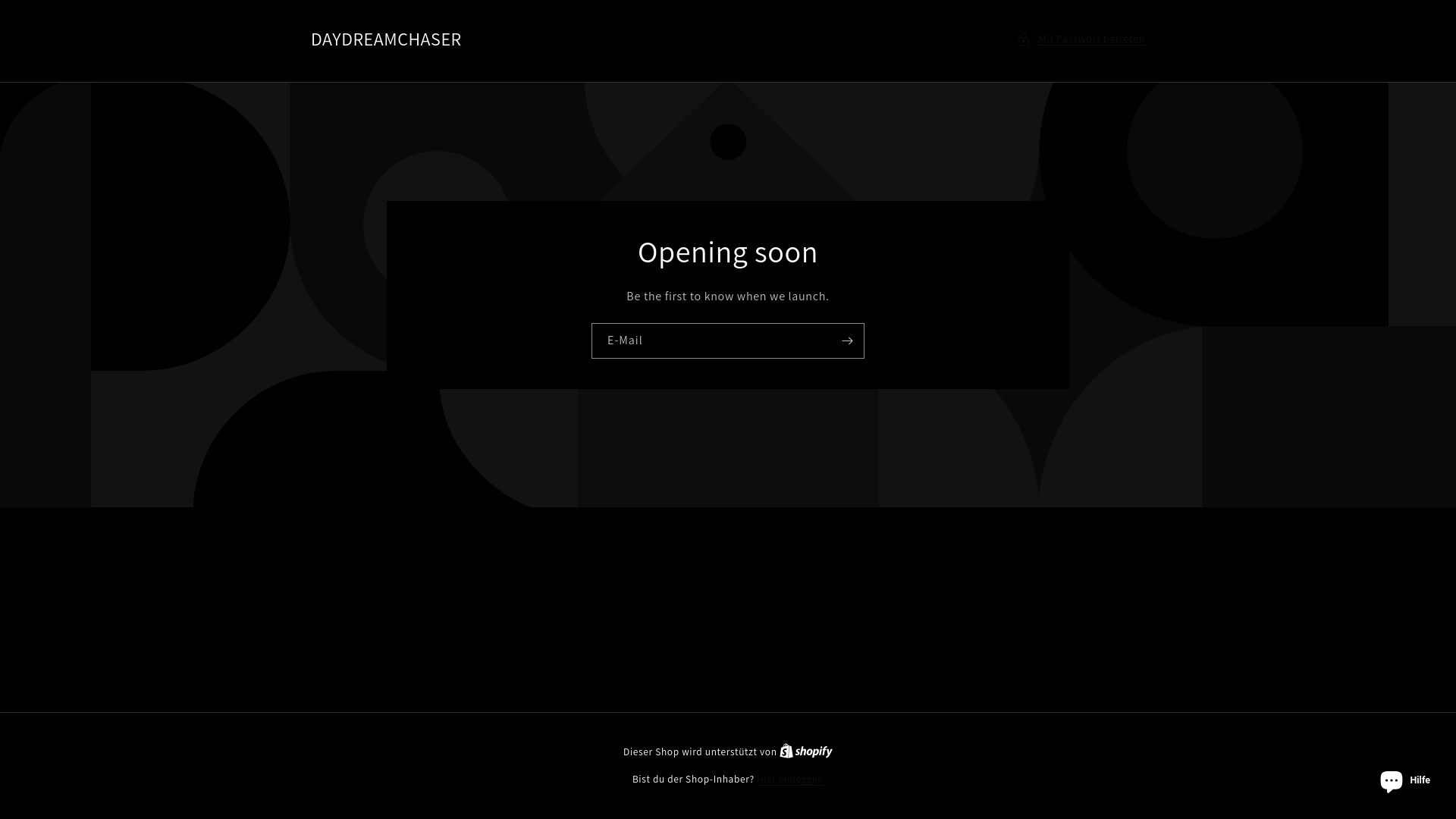 website screenshot of https://daydreamchaser.de/