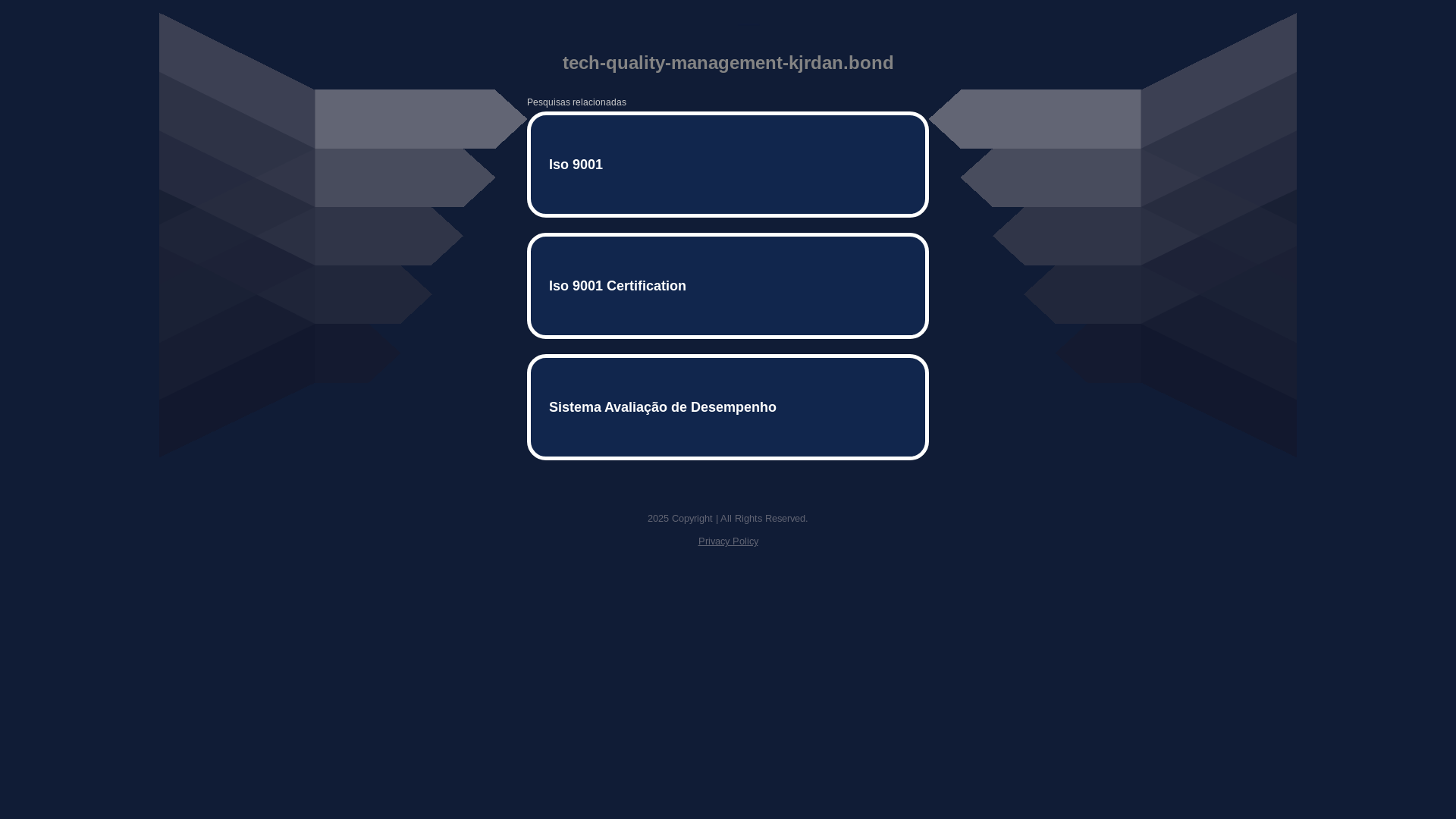 website screenshot of https://tech-quality-management-kjrdan.bond/