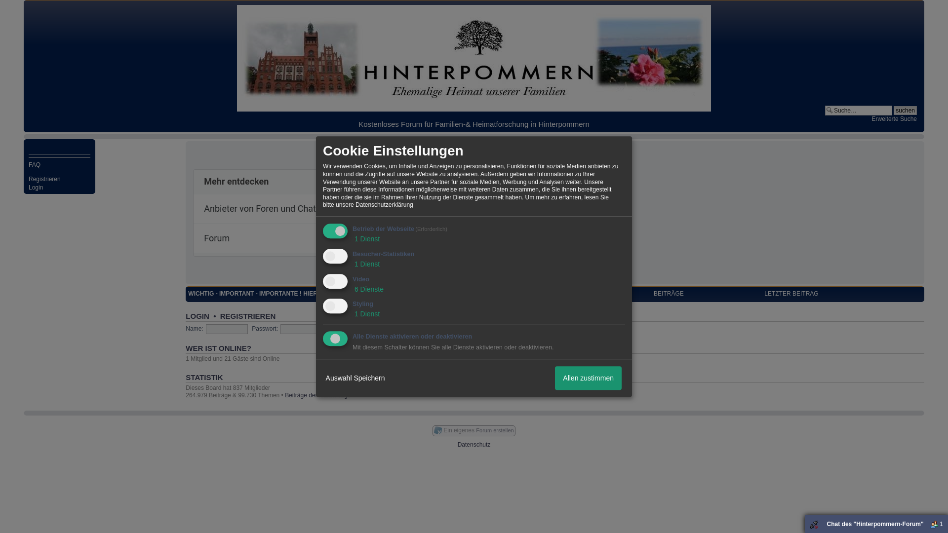 website screenshot of https://www.stolp-heimat-familien.de/