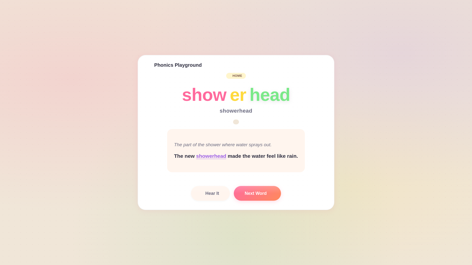 website screenshot of https://phonics-playground.pages.dev/