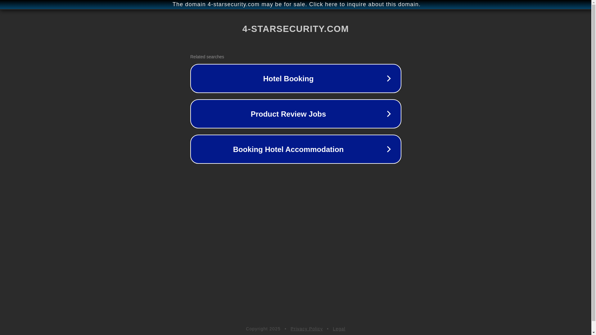 website screenshot of https://4-starsecurity.com/
