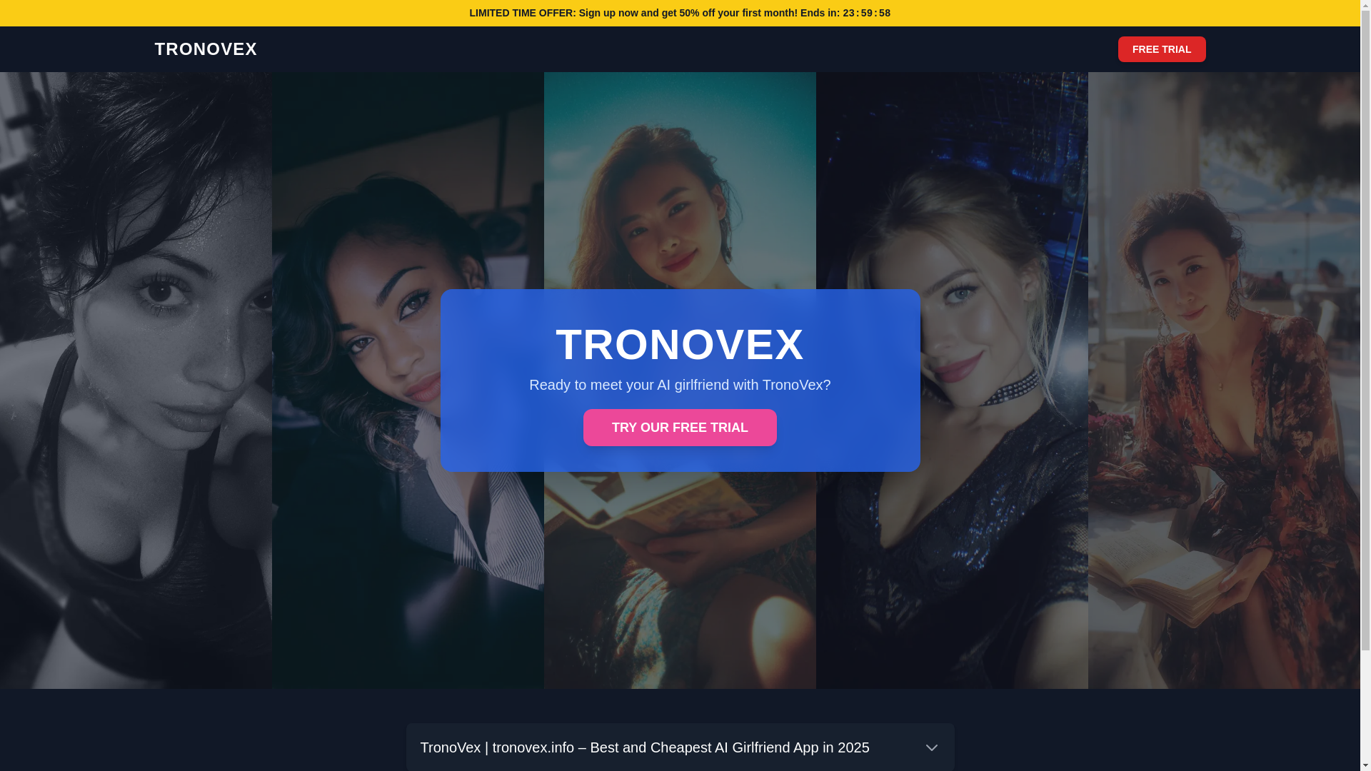 website screenshot of https://tronovex.info/