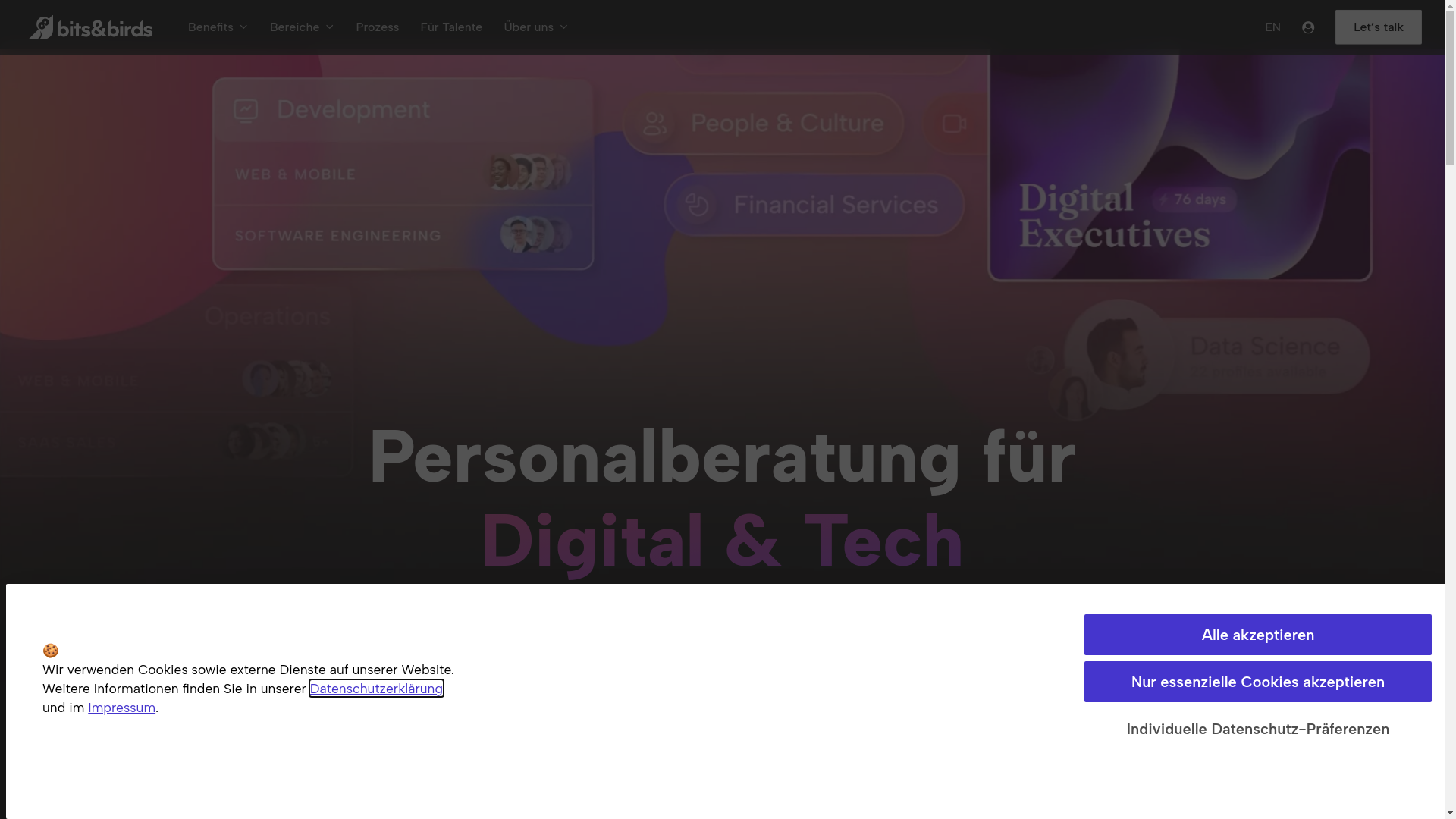 website screenshot of https://bitsandbirdsteam.com/