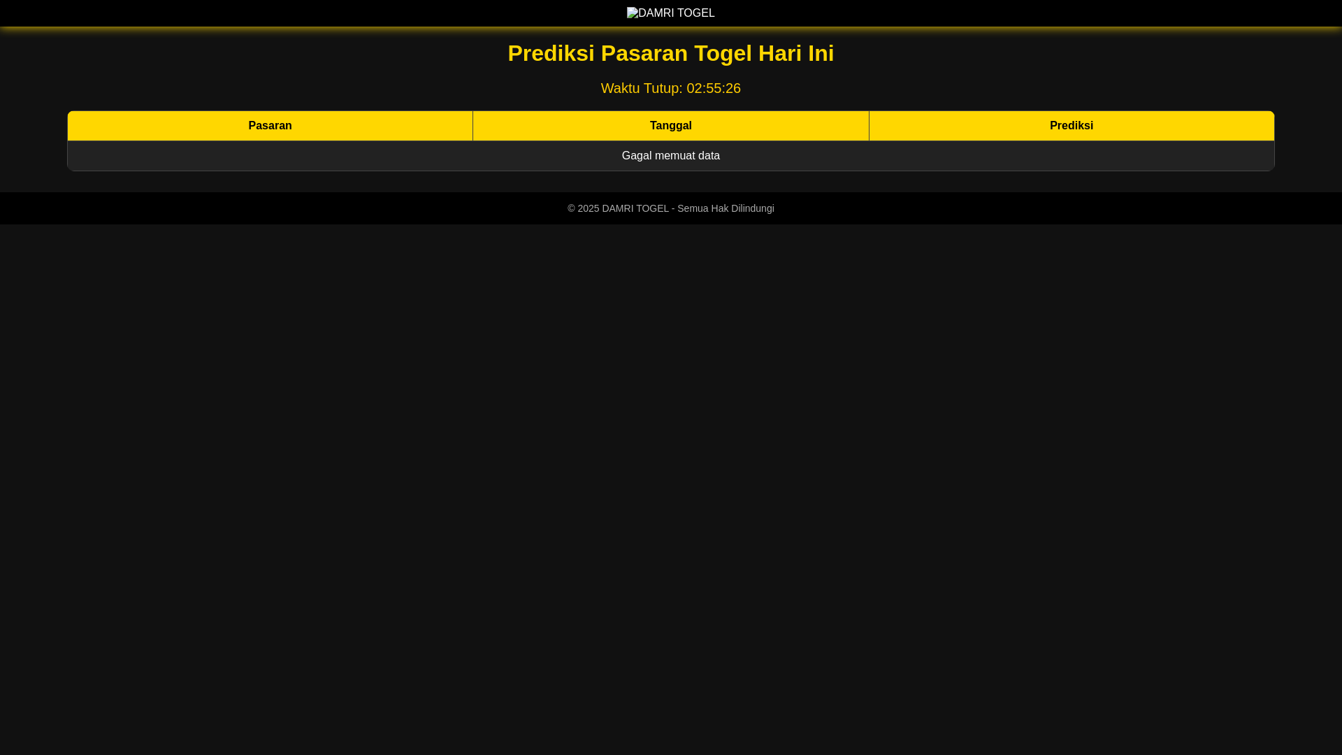 website screenshot of https://damrianalisis.com/