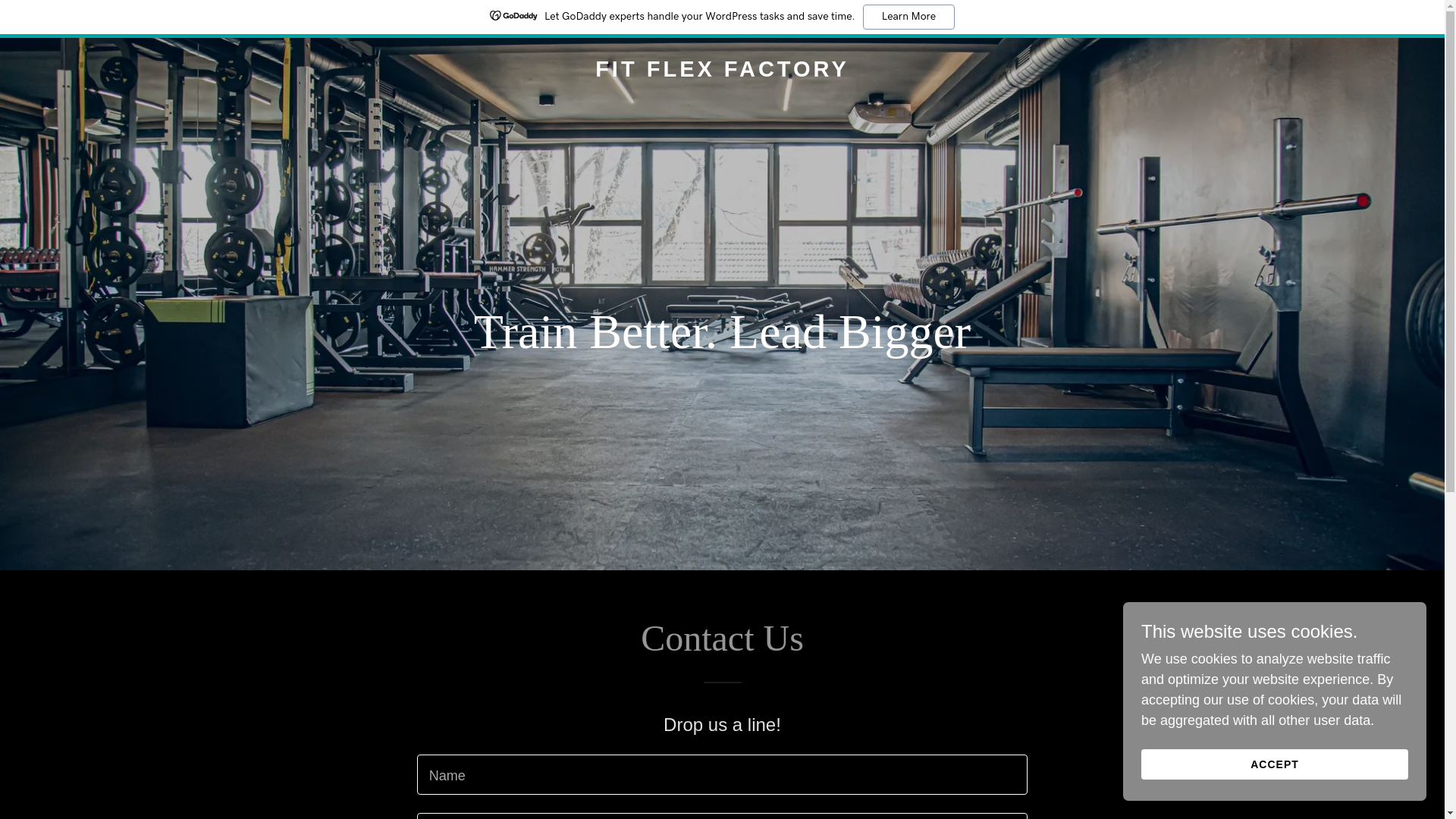 website screenshot of https://fitflexfactory.com/