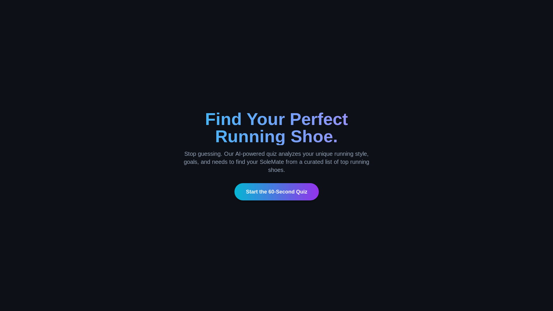 website screenshot of https://solemate-finder.pages.dev/
