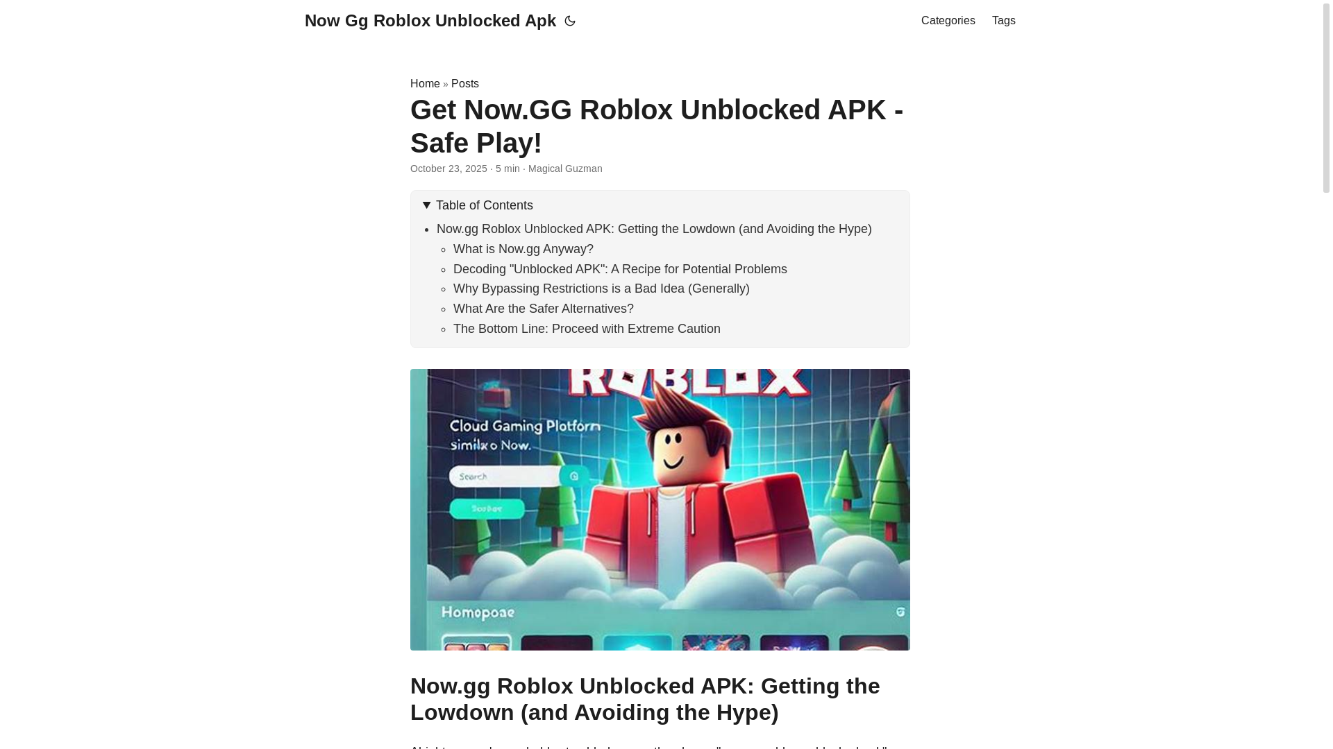 website screenshot of https://now-gg-roblox-unblocked-apk.pages.dev/