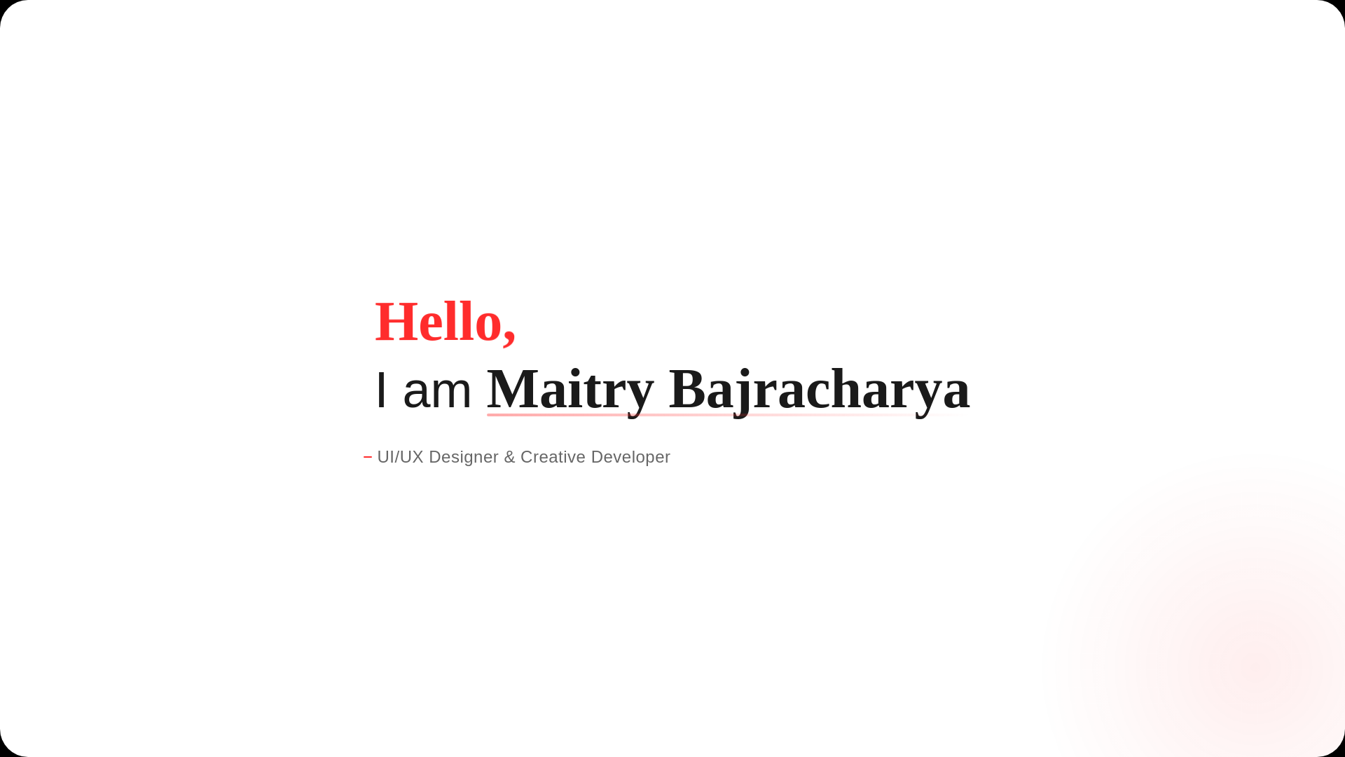 website screenshot of https://maitrybajracharya.com.np/
