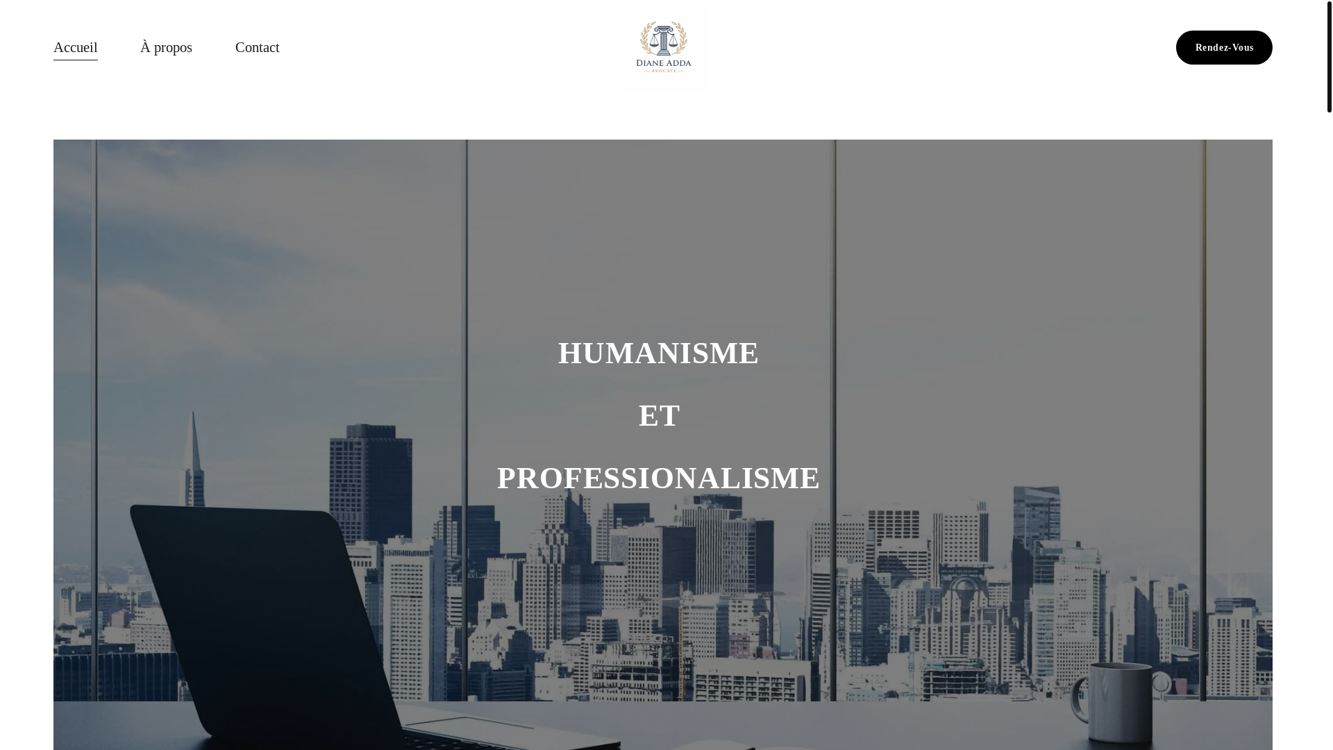 website screenshot of https://daavocate.ca/