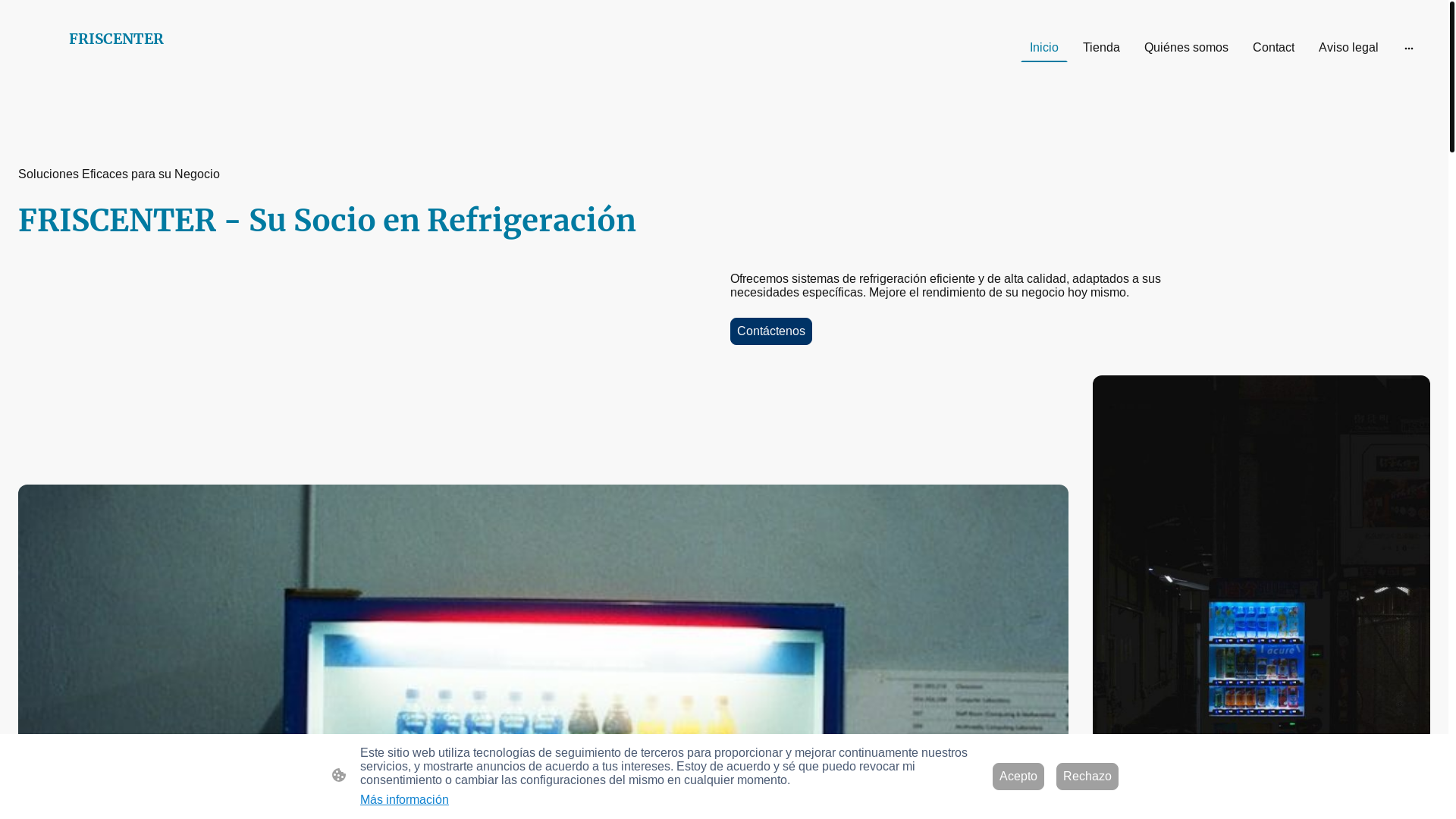 website screenshot of https://friscenter.com.mx/