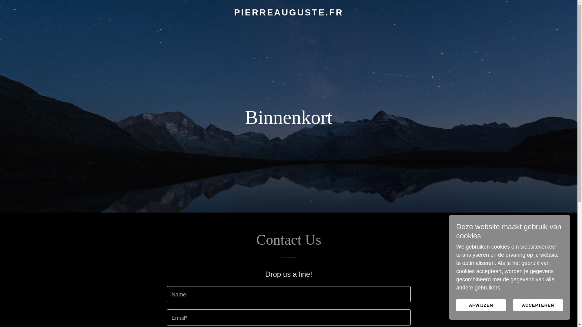 website screenshot of https://pierreauguste.fr/