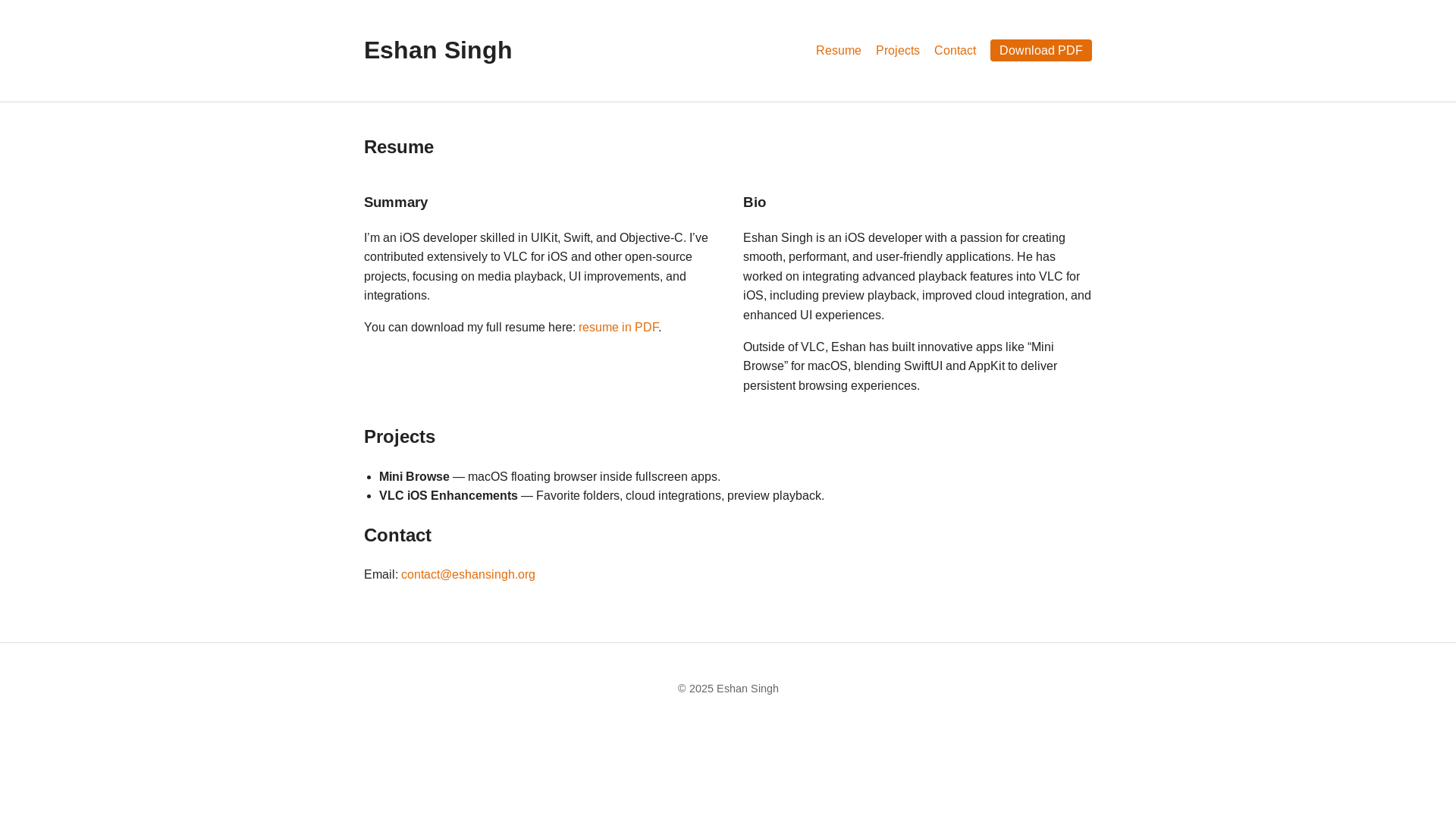 website screenshot of https://eshan1dev.pages.dev/