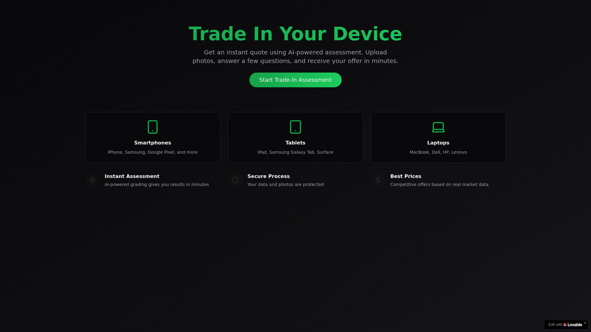 website screenshot of https://tekgrader.com/