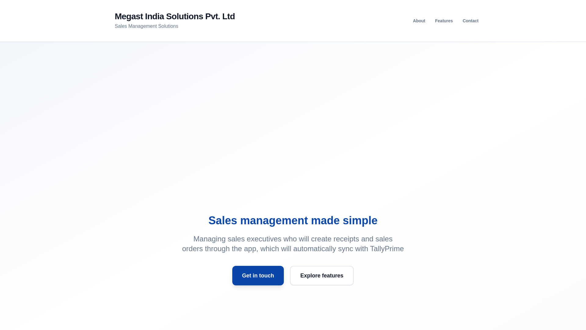 website screenshot of https://tallysyncsalesapp.com/