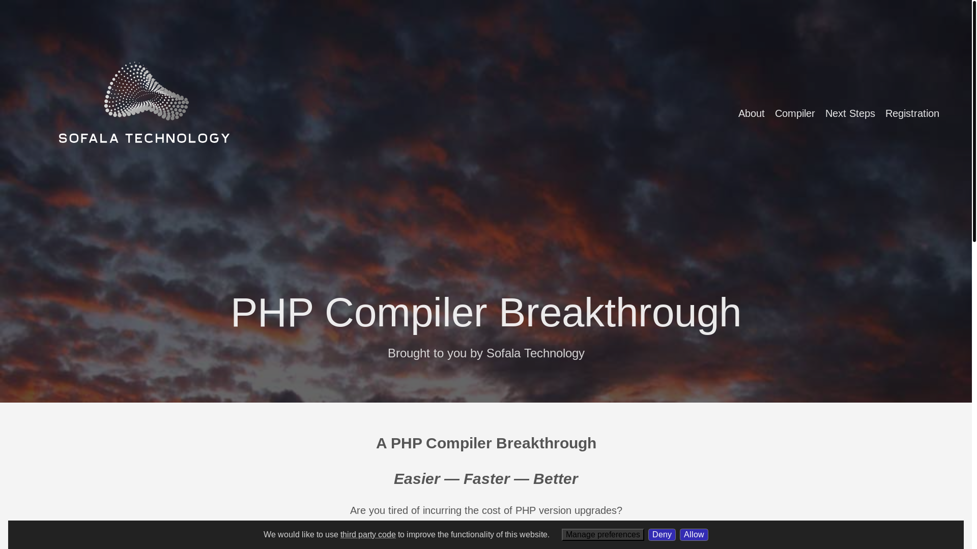 website screenshot of https://sofala-tech-v1.pages.dev/