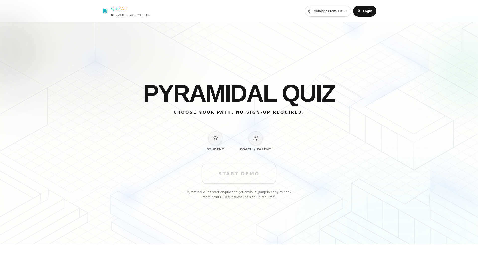 website screenshot of https://quizpundit.net/